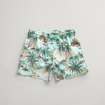 GANT Erkek Yeşil Regular Fit Desenli Mayo Şort