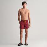 Gant Erkek Bordo Regular Fit Mayo Şort