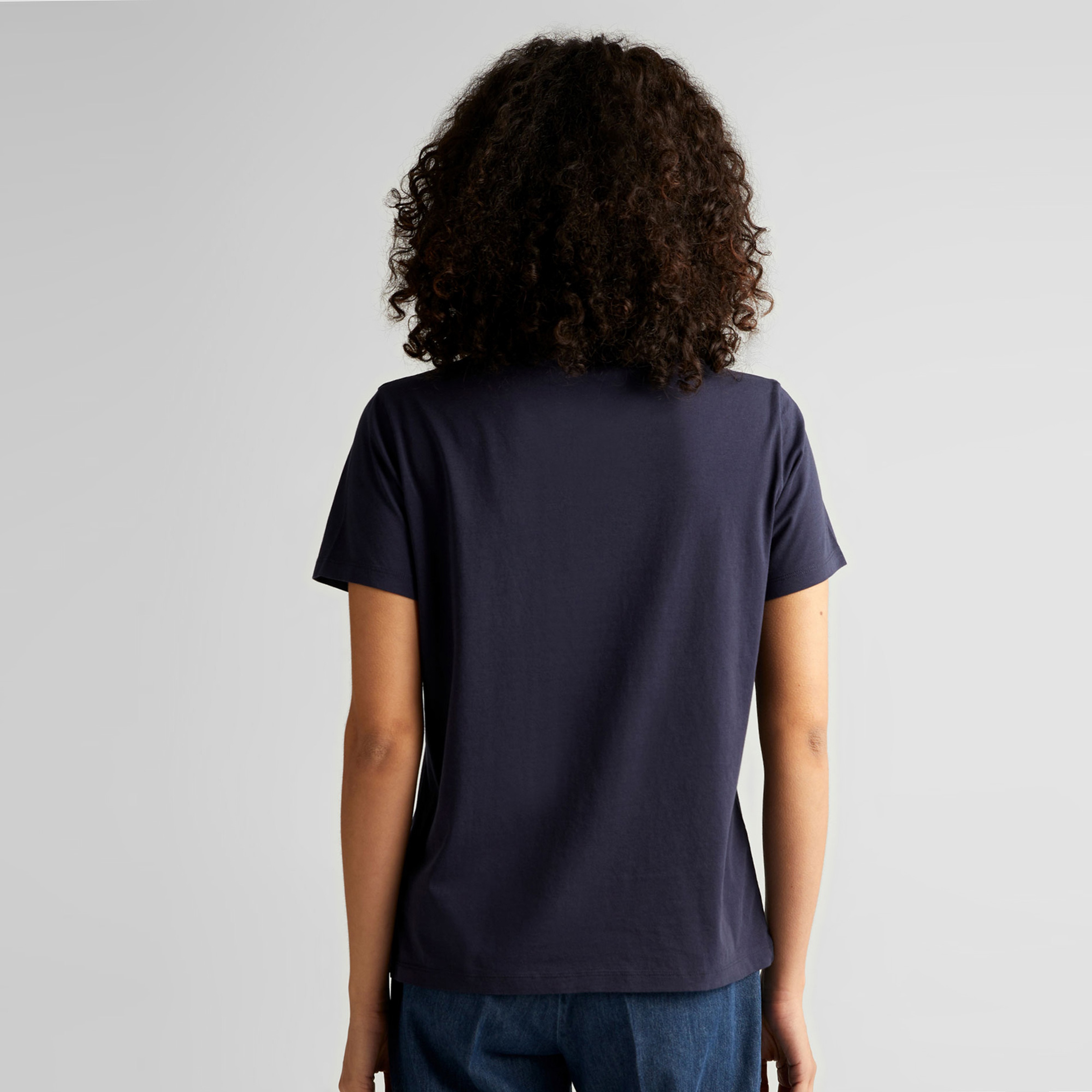 GANT Kadın Lacivert Regular Fit T-Shirt