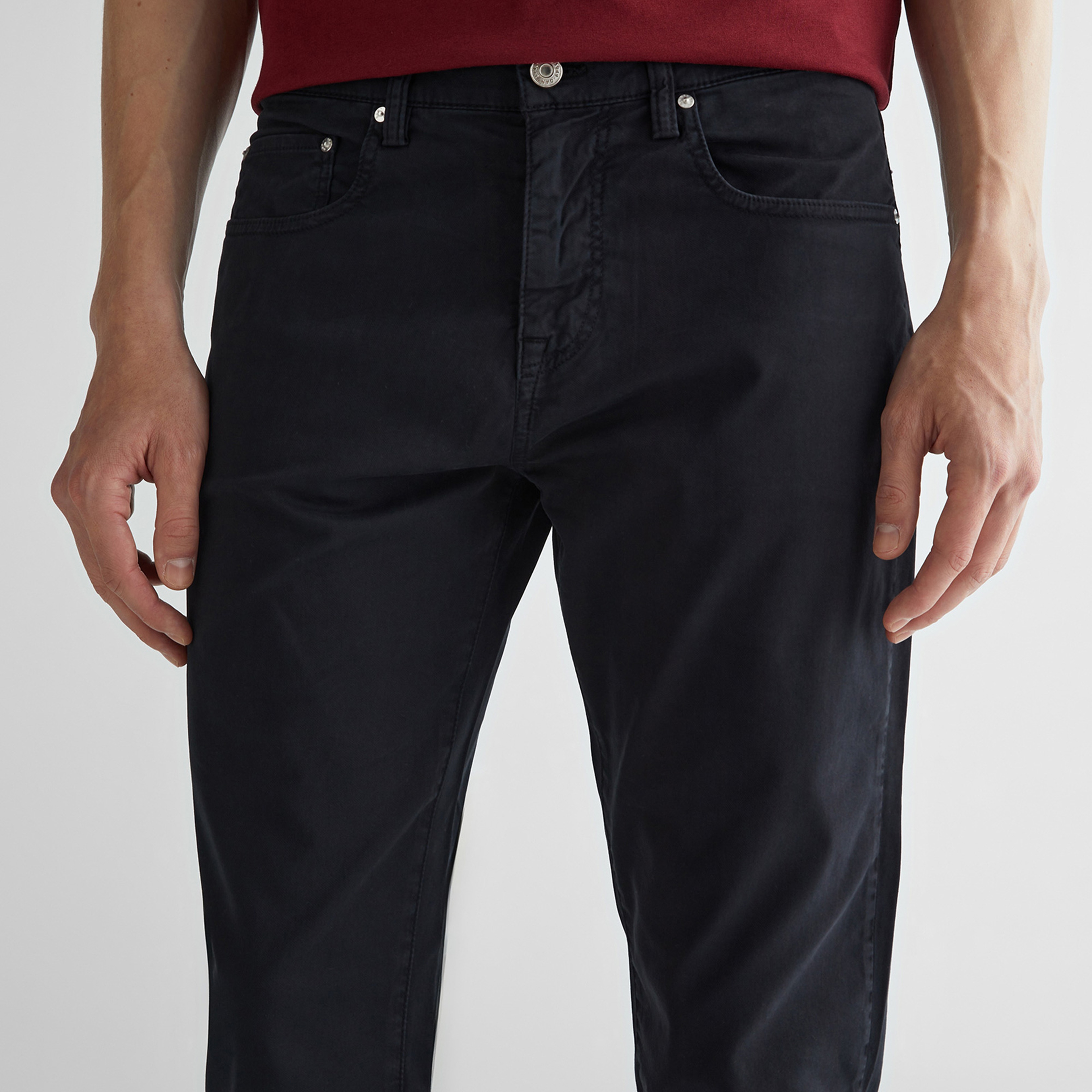GANT Erkek Siyah Regular Fit Pantolon