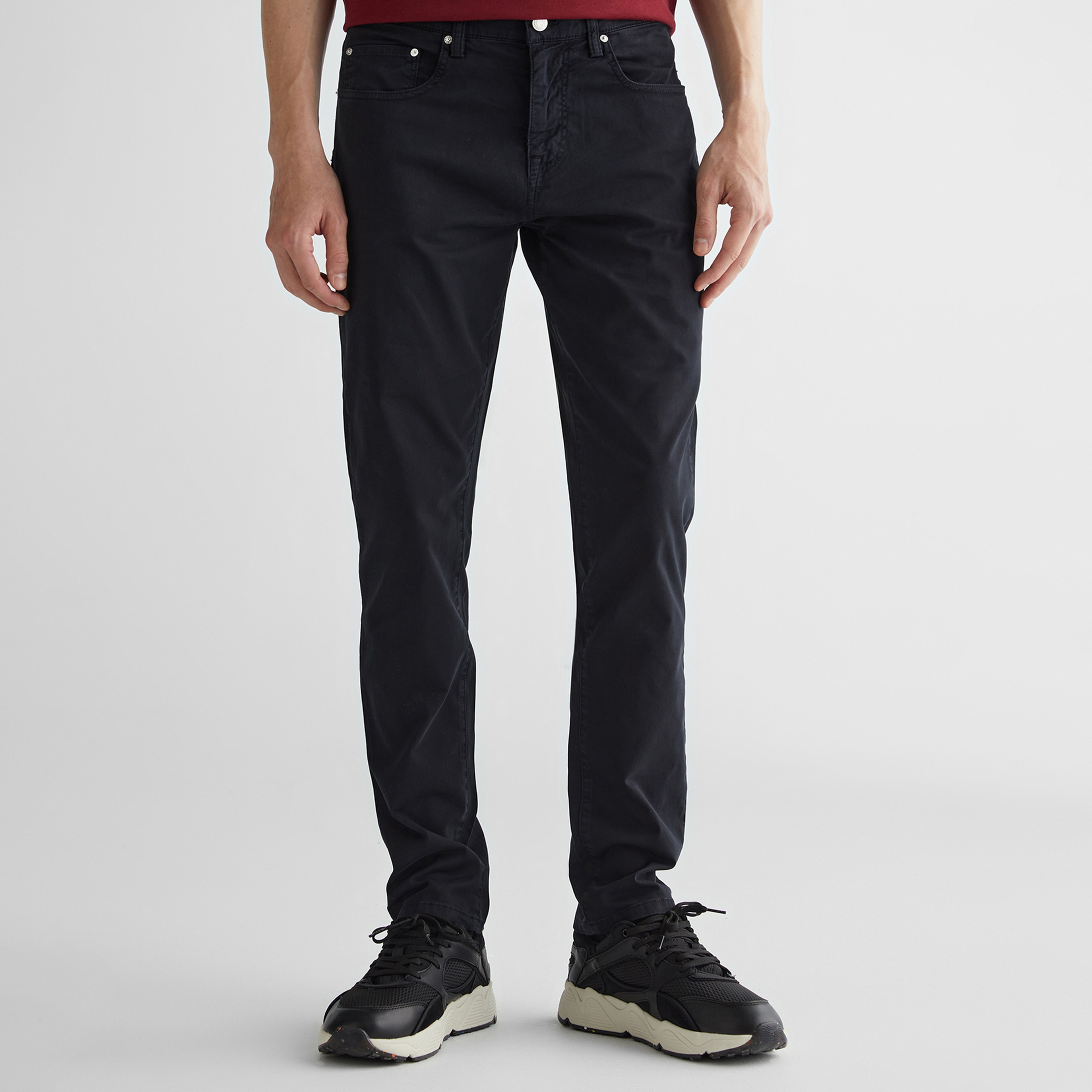 GANT Erkek Siyah Regular Fit Pantolon