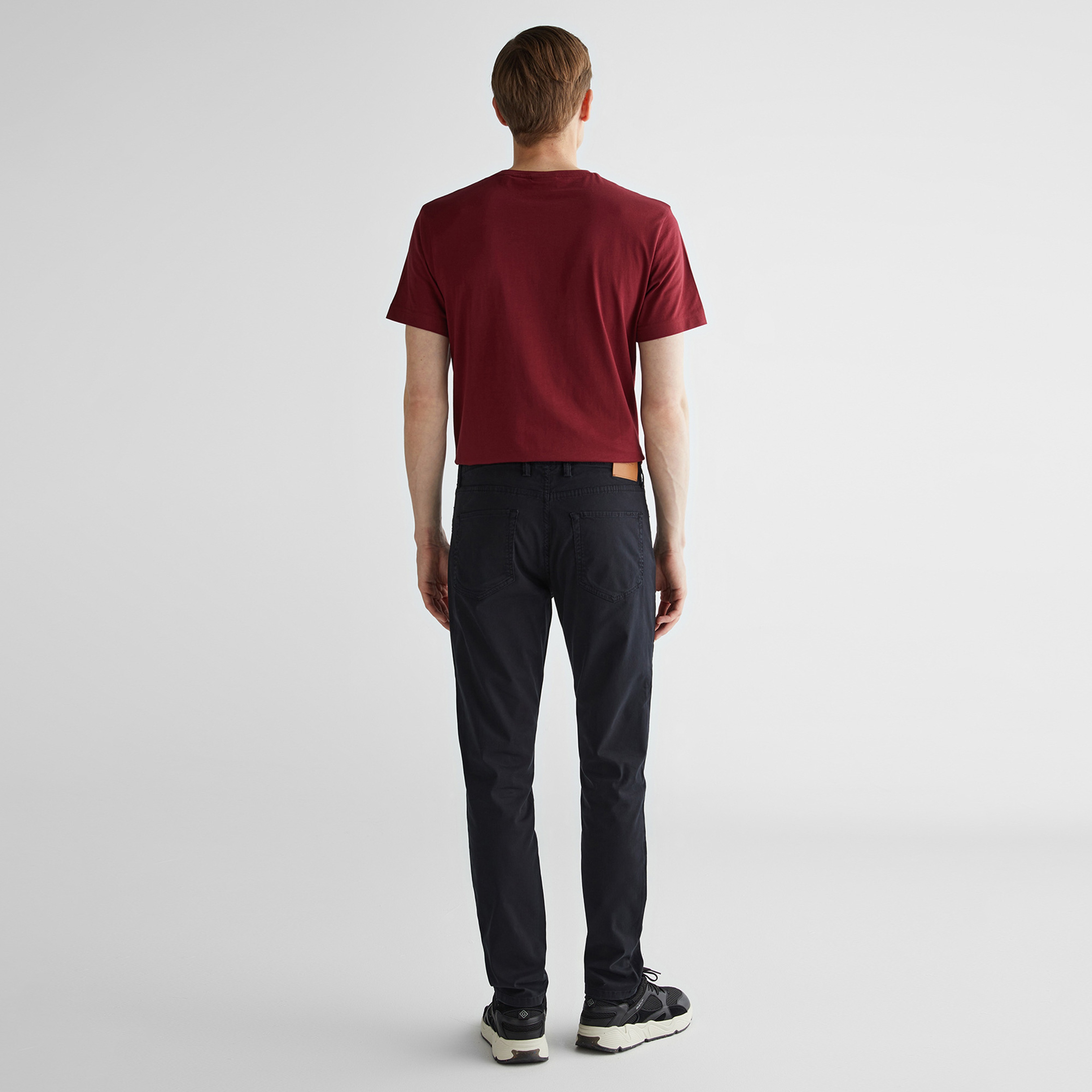 GANT Erkek Siyah Regular Fit Pantolon