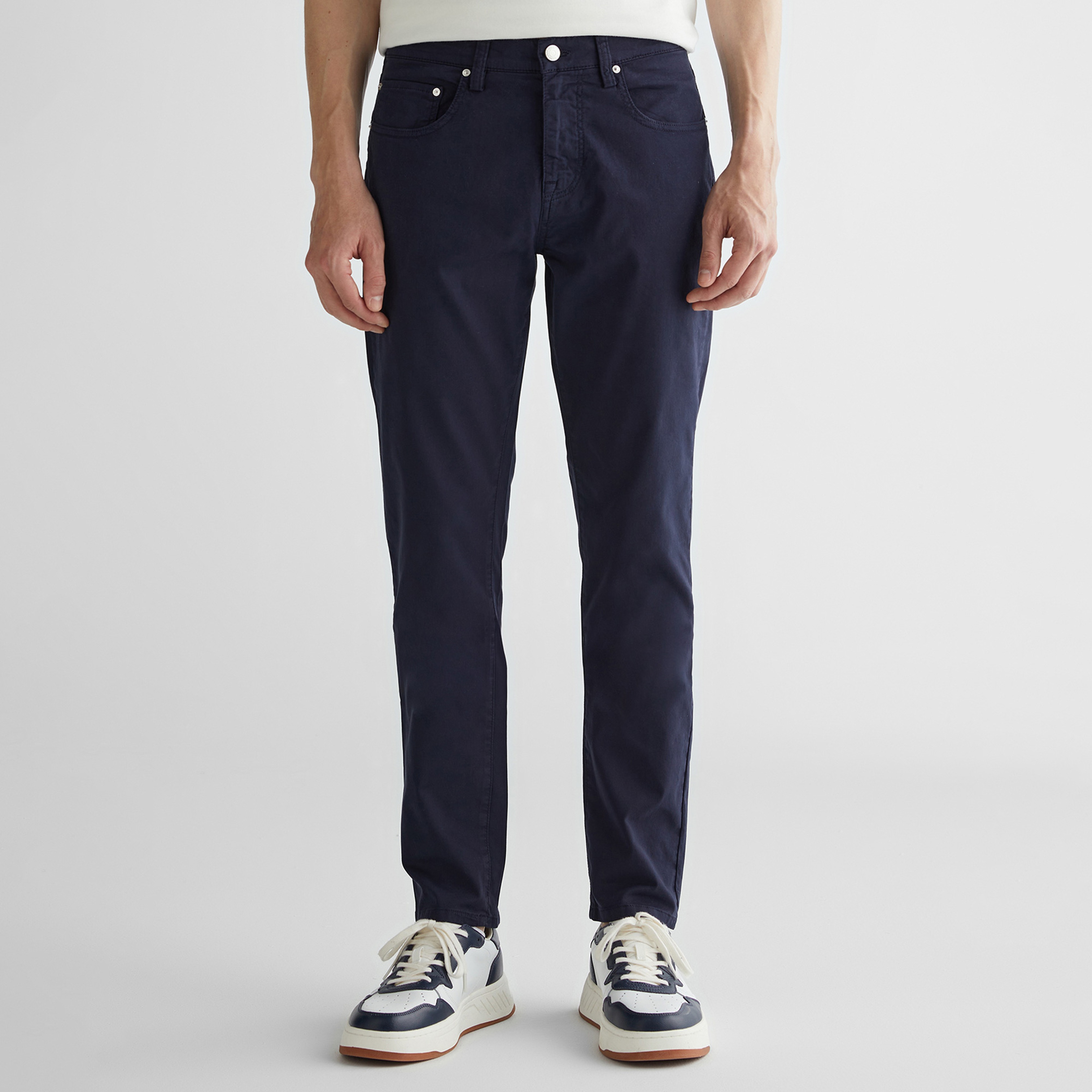 Gant Erkek Lacivert Regular Fit Pantolon