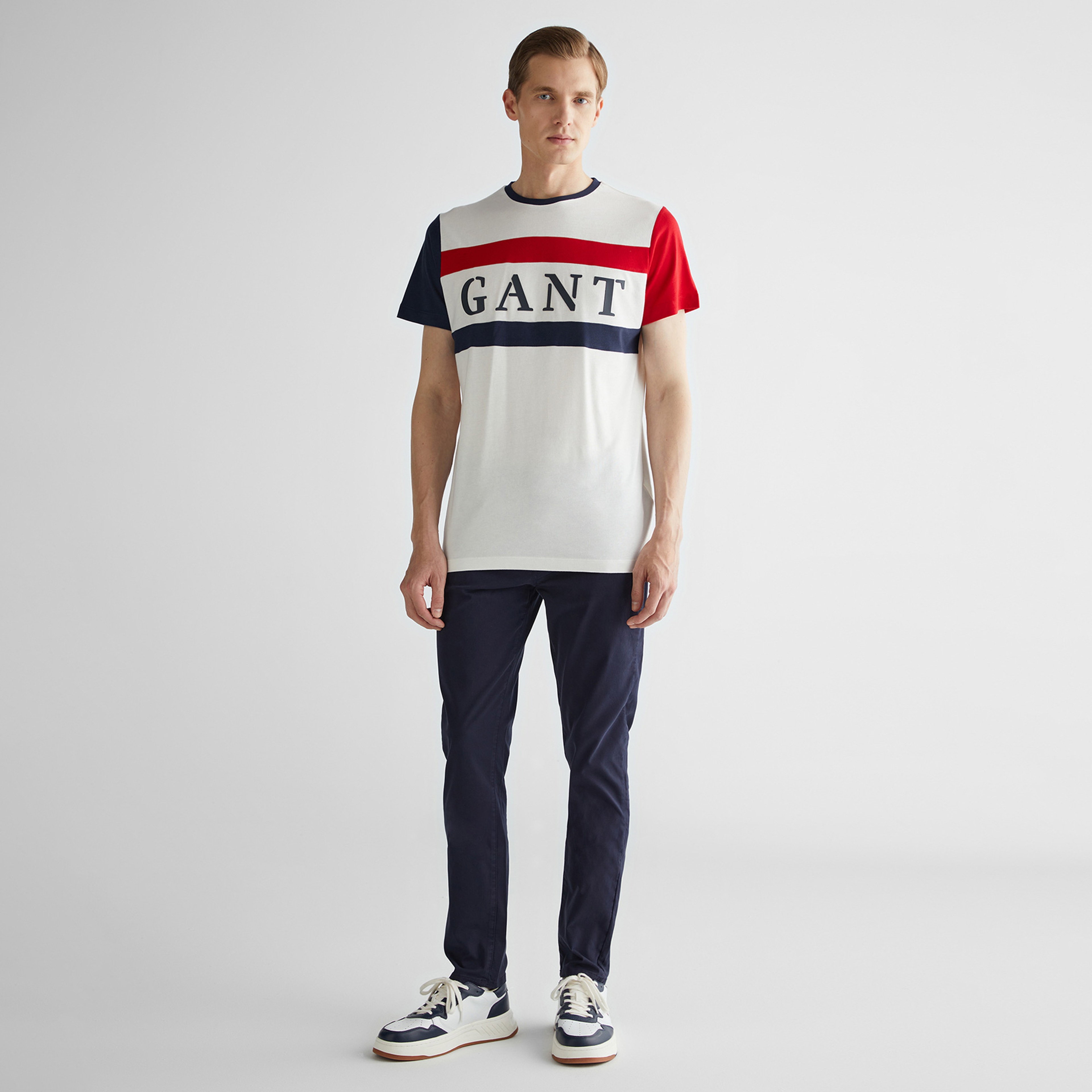 Gant Erkek Lacivert Regular Fit Pantolon