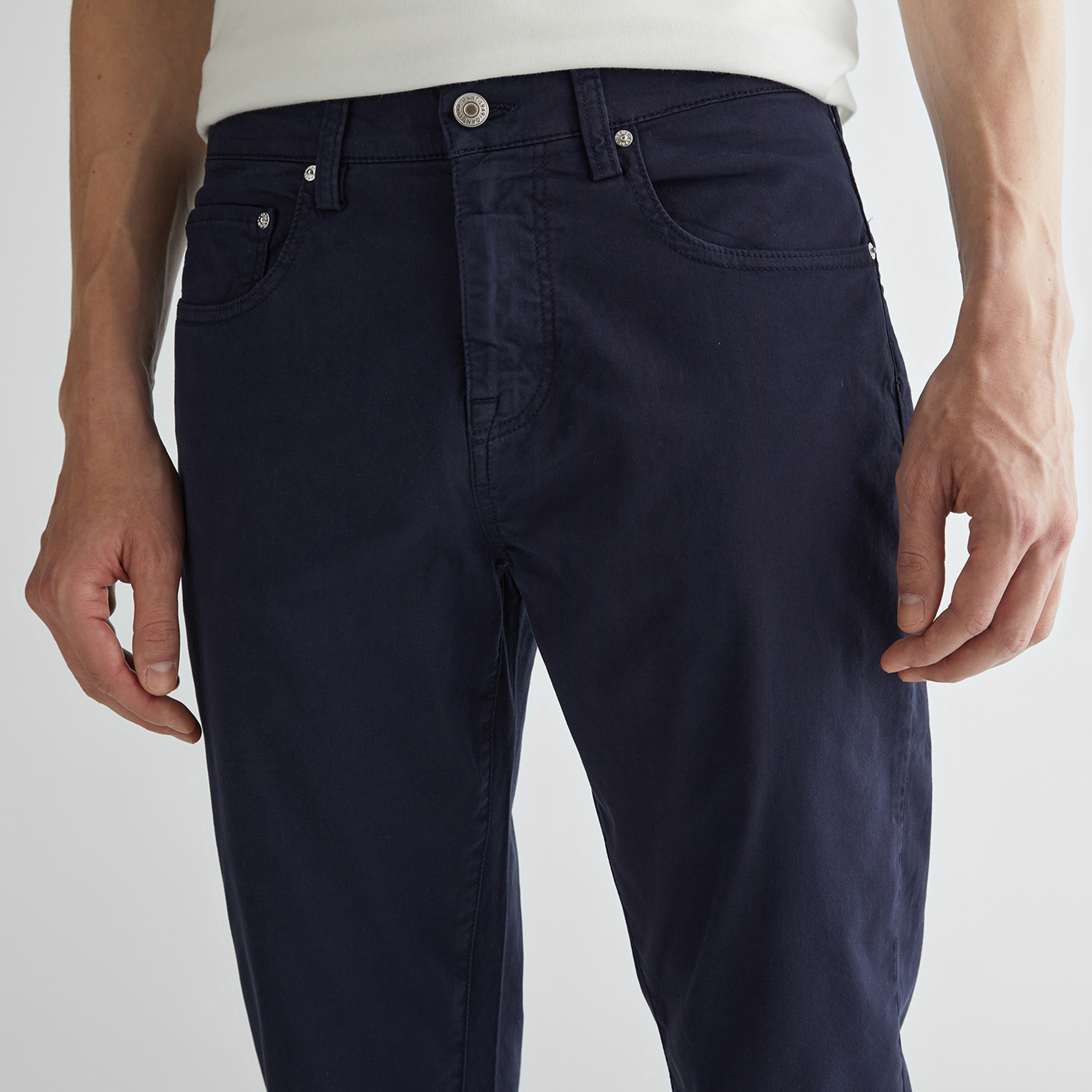 Gant Erkek Lacivert Regular Fit Pantolon