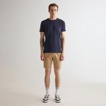 Gant Erkek Lacivert Slim Fit Bisiklet Yaka T-Shirt