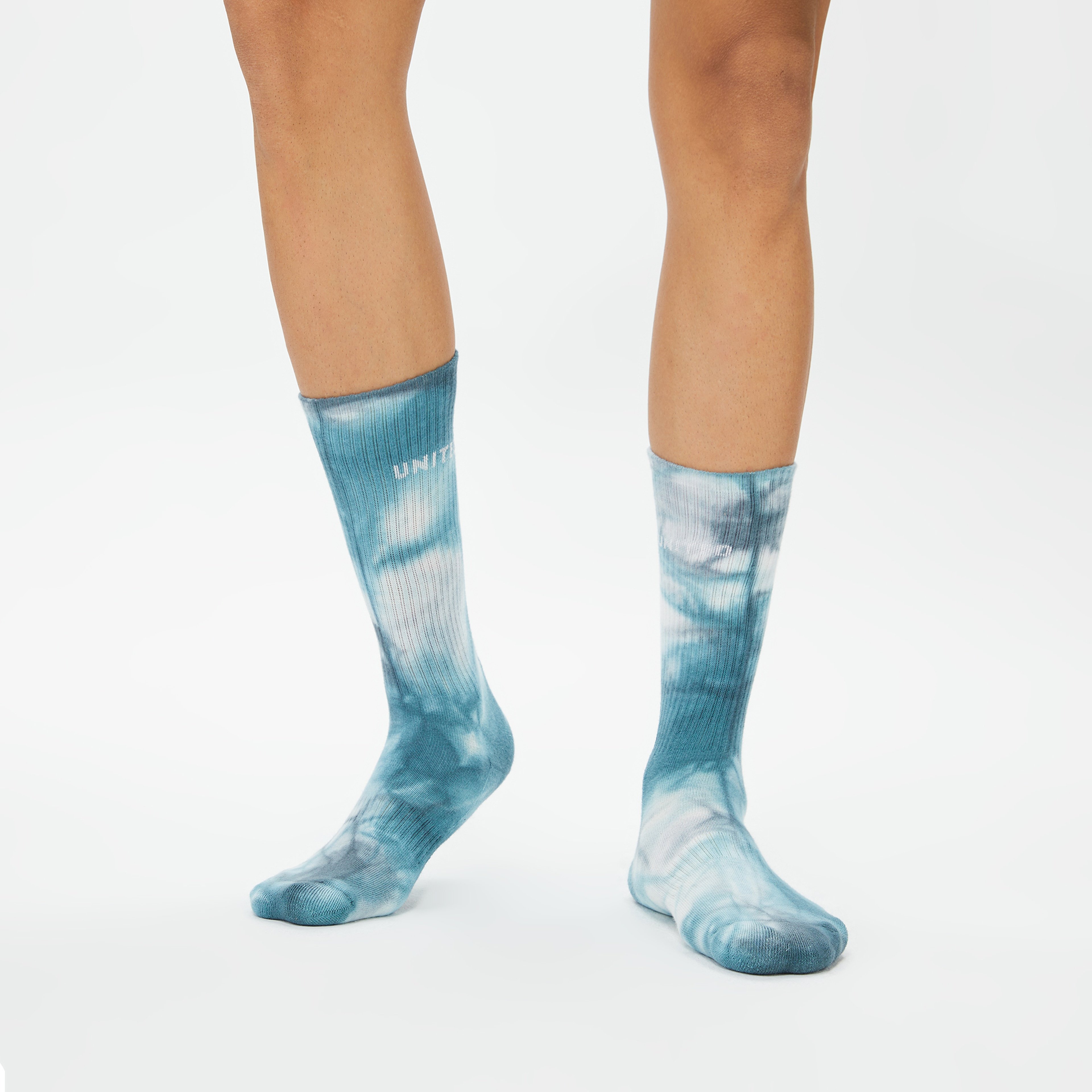 UNITED4 Street  Unisex Gri/Mavi 2'li Çorap