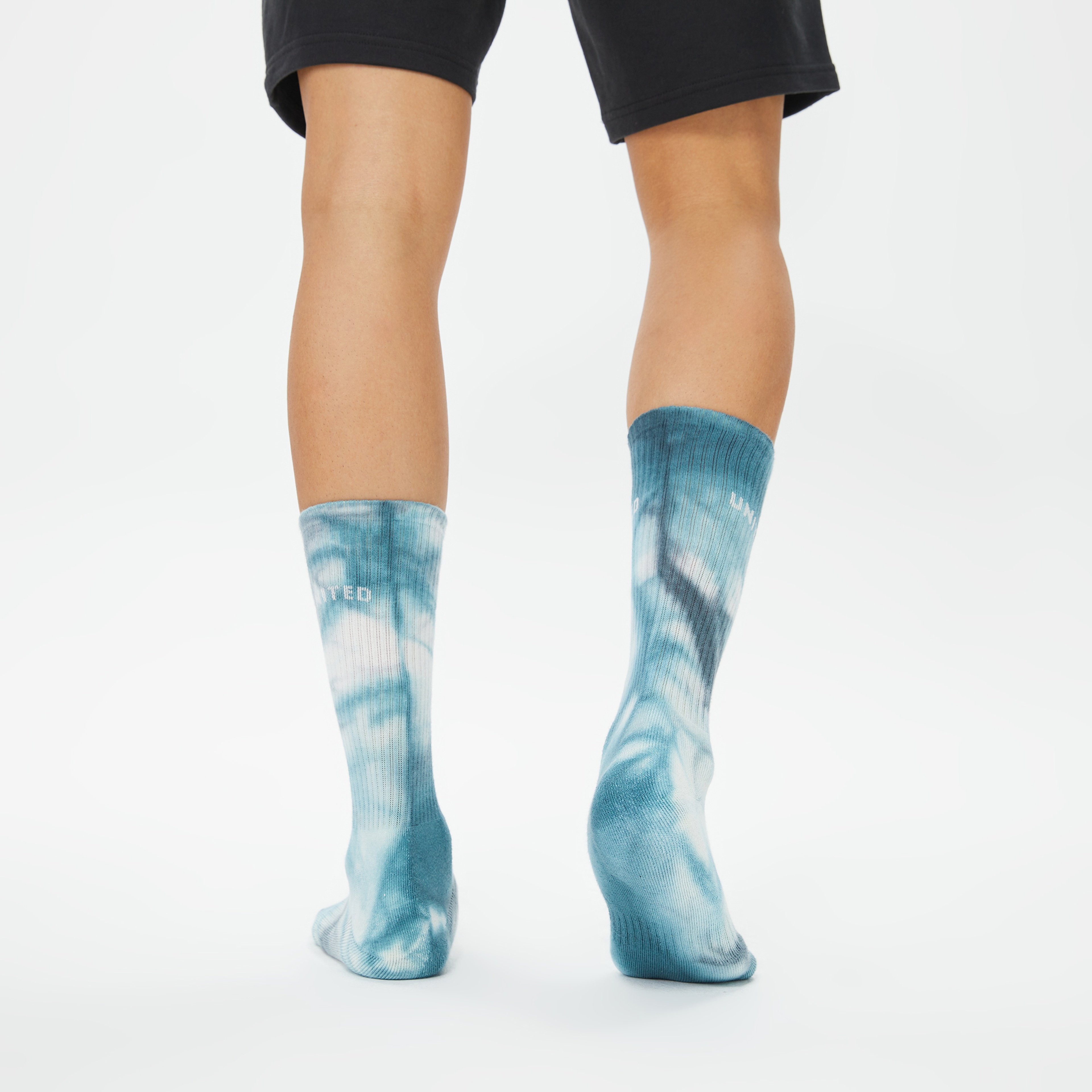 UNITED4 Street  Unisex Gri/Mavi 2'li Çorap