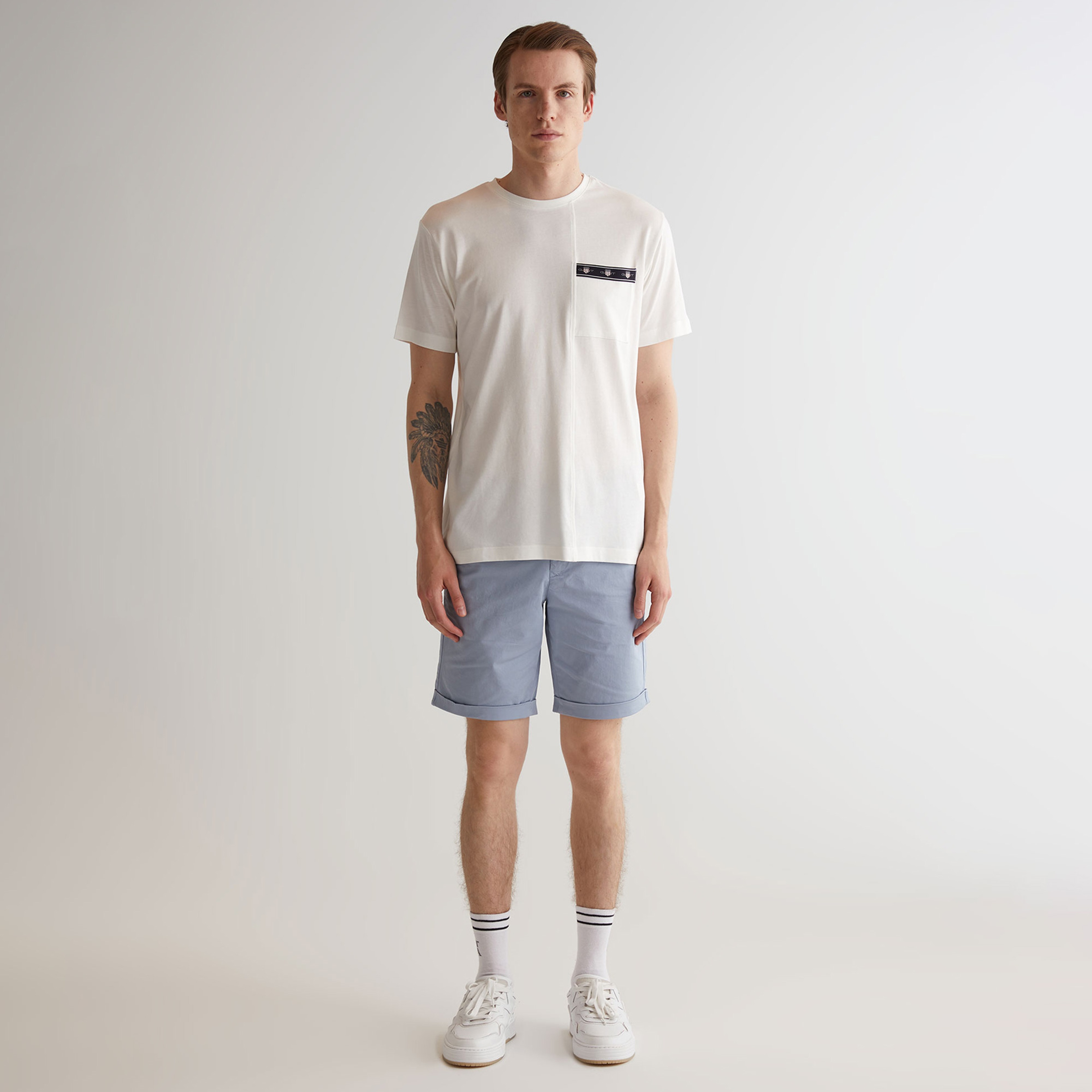 GANT Erkek Mavi Regular Fit Şort