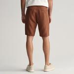 GANT Erkek Kahverengi Relaxed Fit Keten Şort