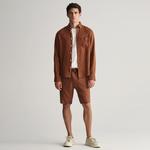 GANT Erkek Kahverengi Relaxed Fit Keten Şort
