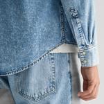 GANT Erkek Mavi Relaxed Fit Klasik Yaka Gömlek