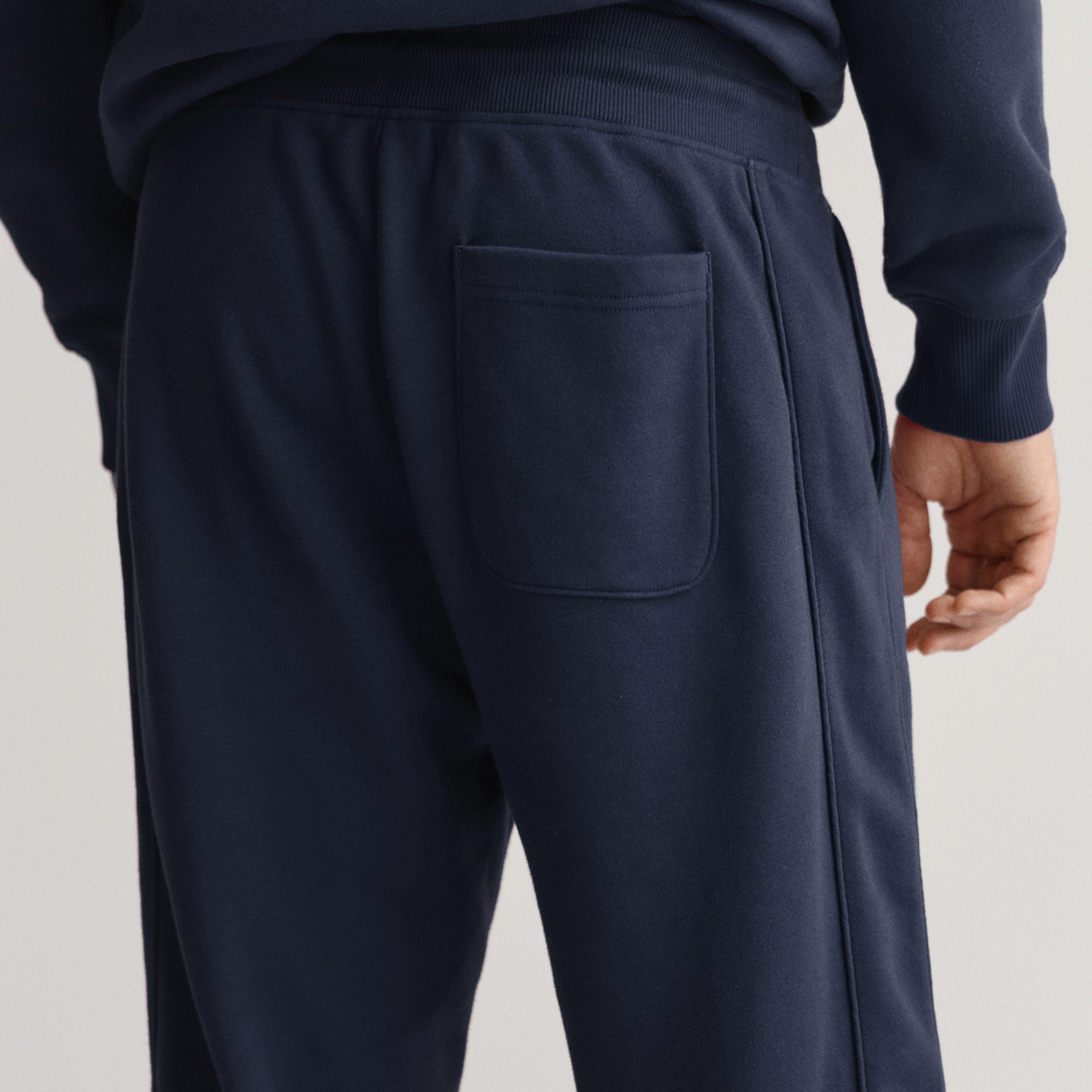 GANT Erkek Lacivert Regular Fit Logolu Eşofman Altı