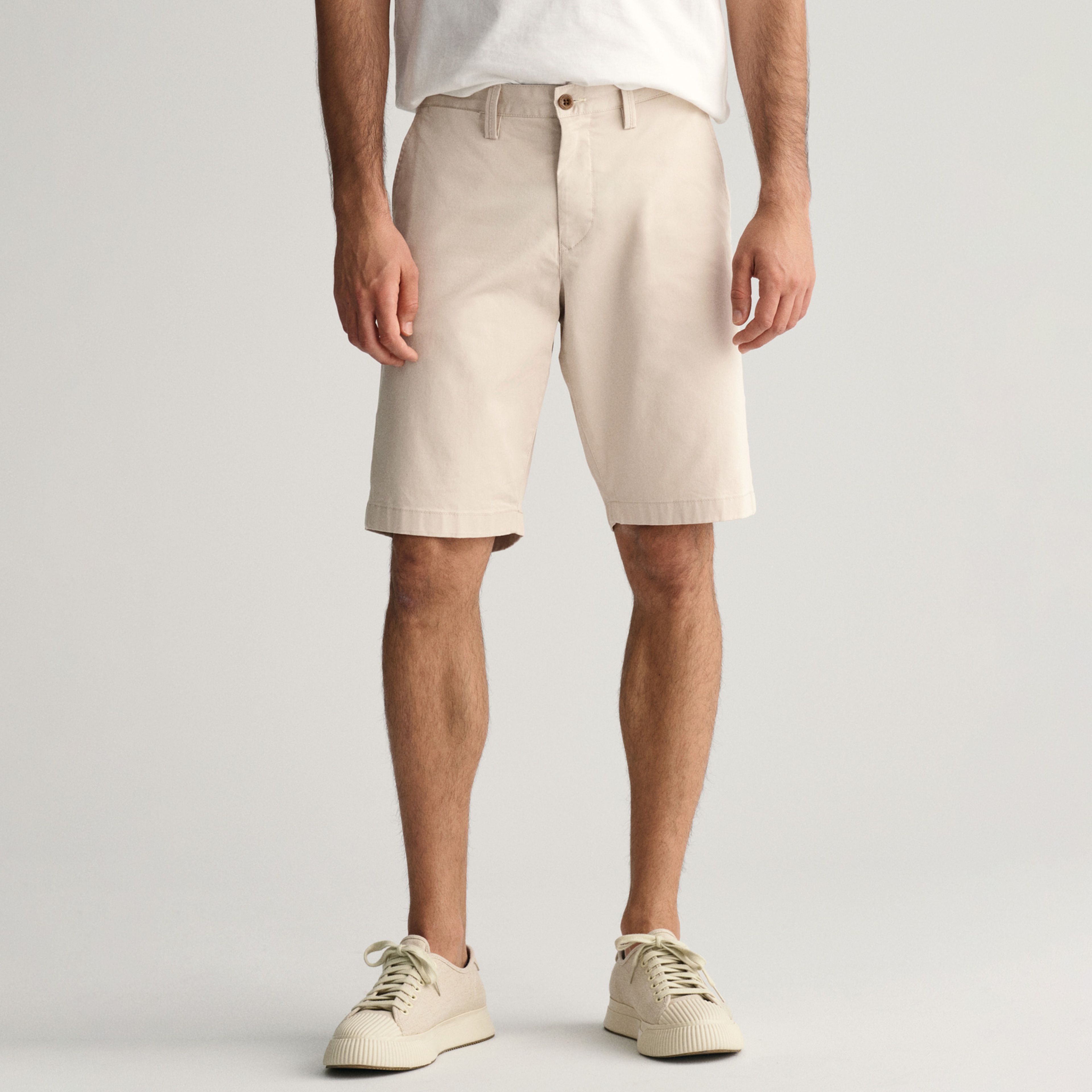 Gant Erkek Krem Relaxed Fit Chino Şort