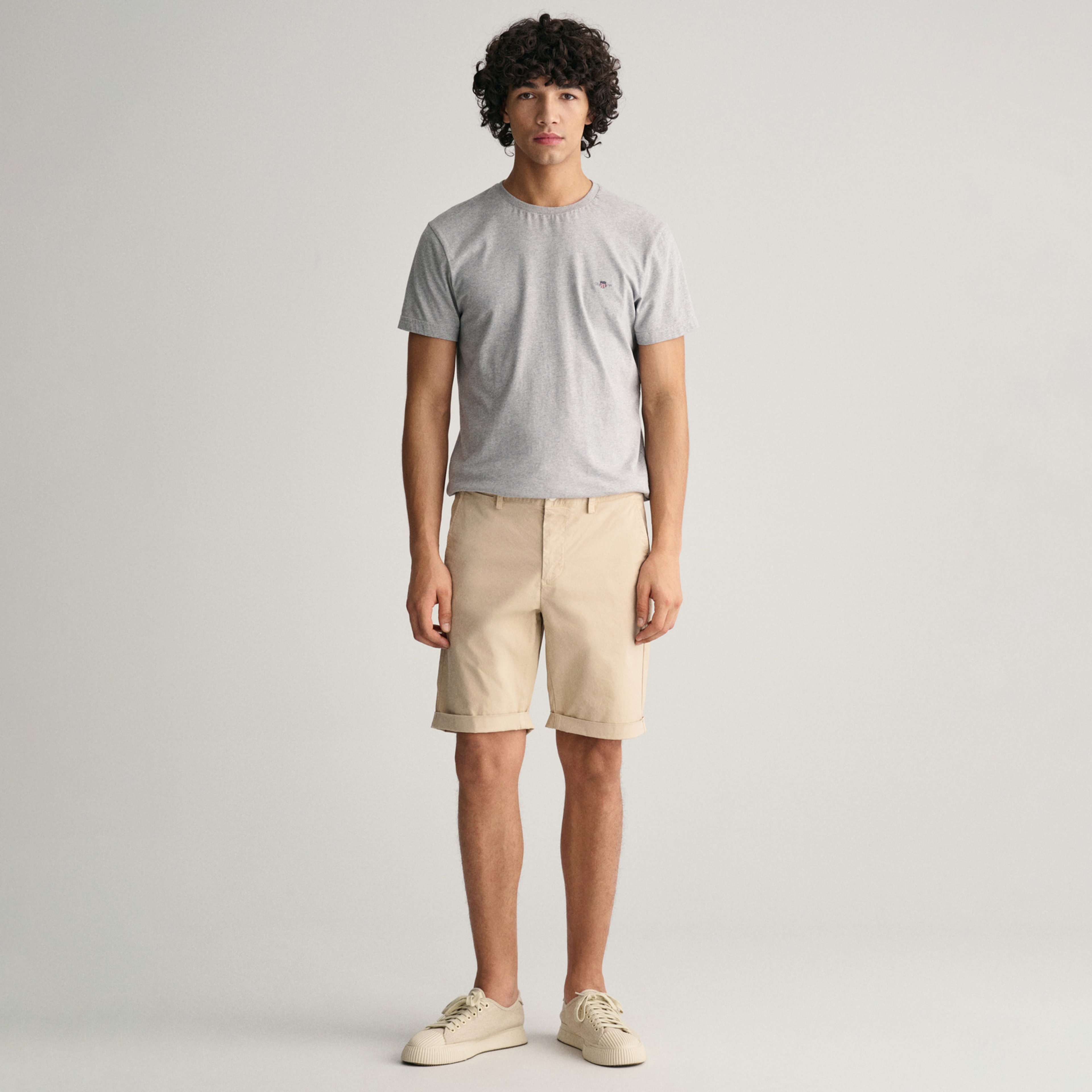 GANT Erkek Krem Regular Fit Şort