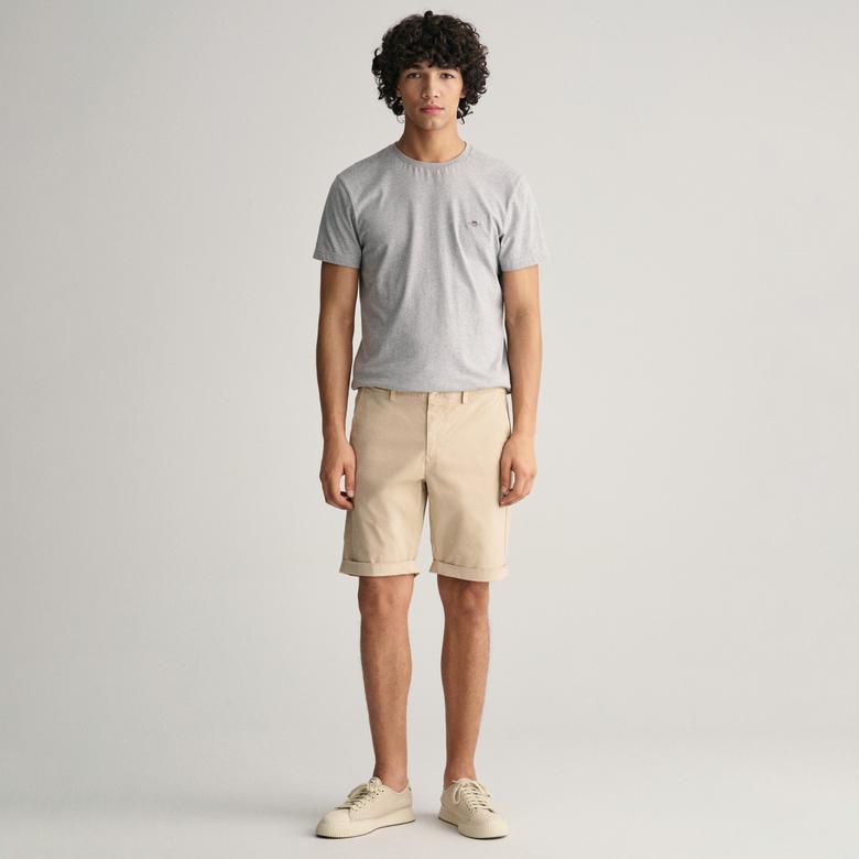 GANT Erkek Krem Regular Fit Şort
