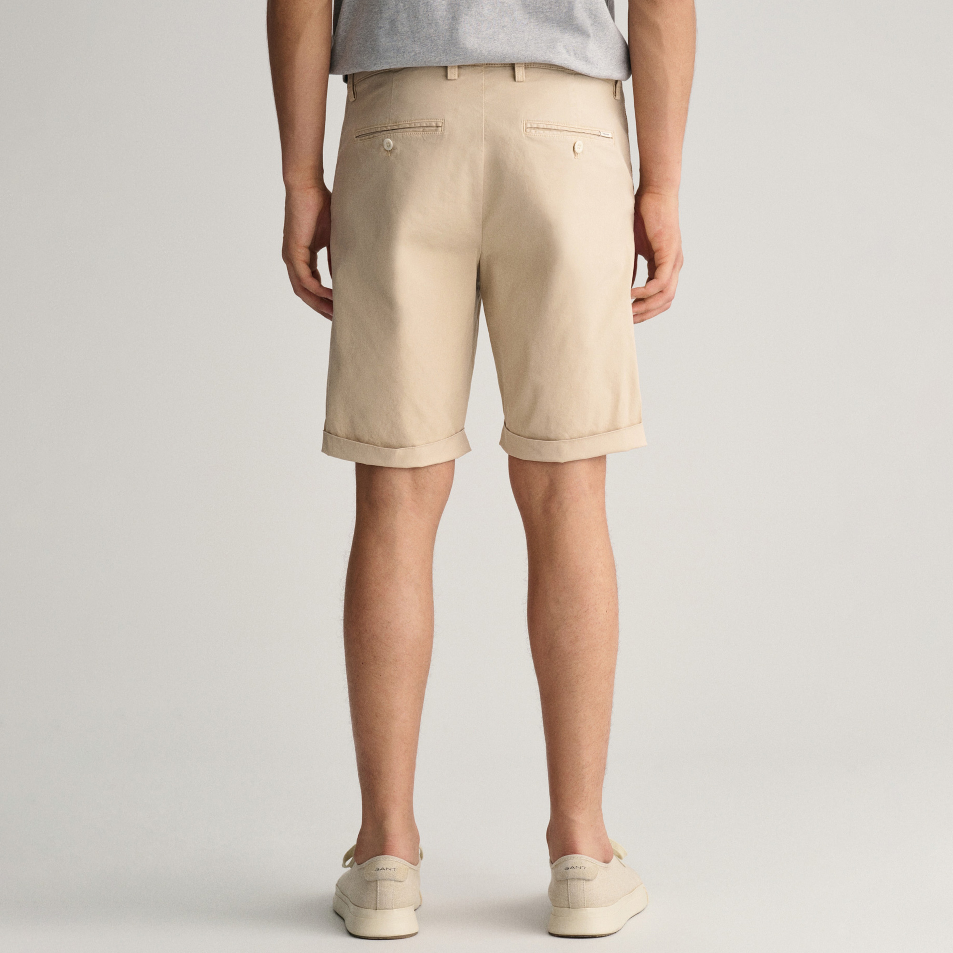 GANT Erkek Krem Regular Fit Şort