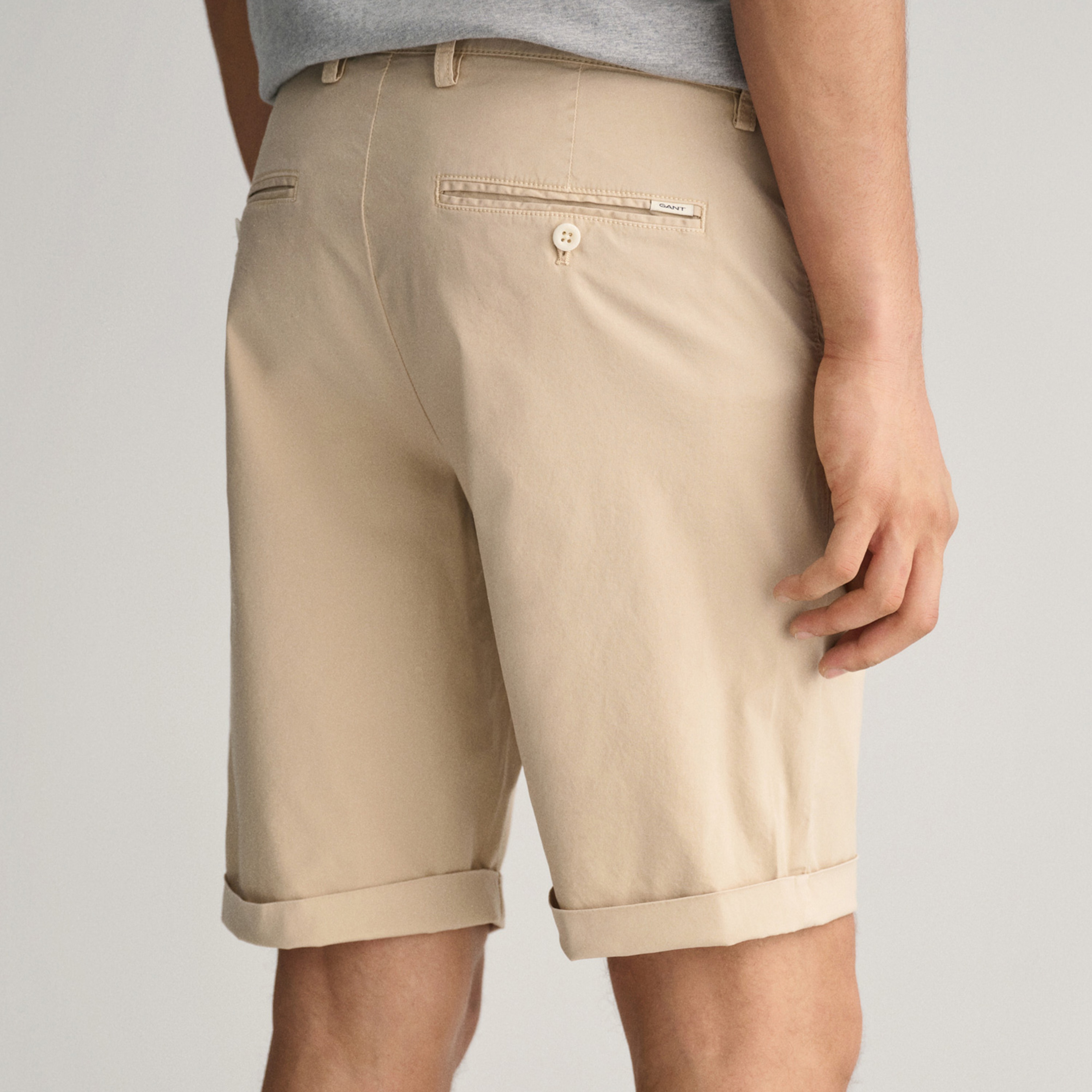 GANT Erkek Krem Regular Fit Şort