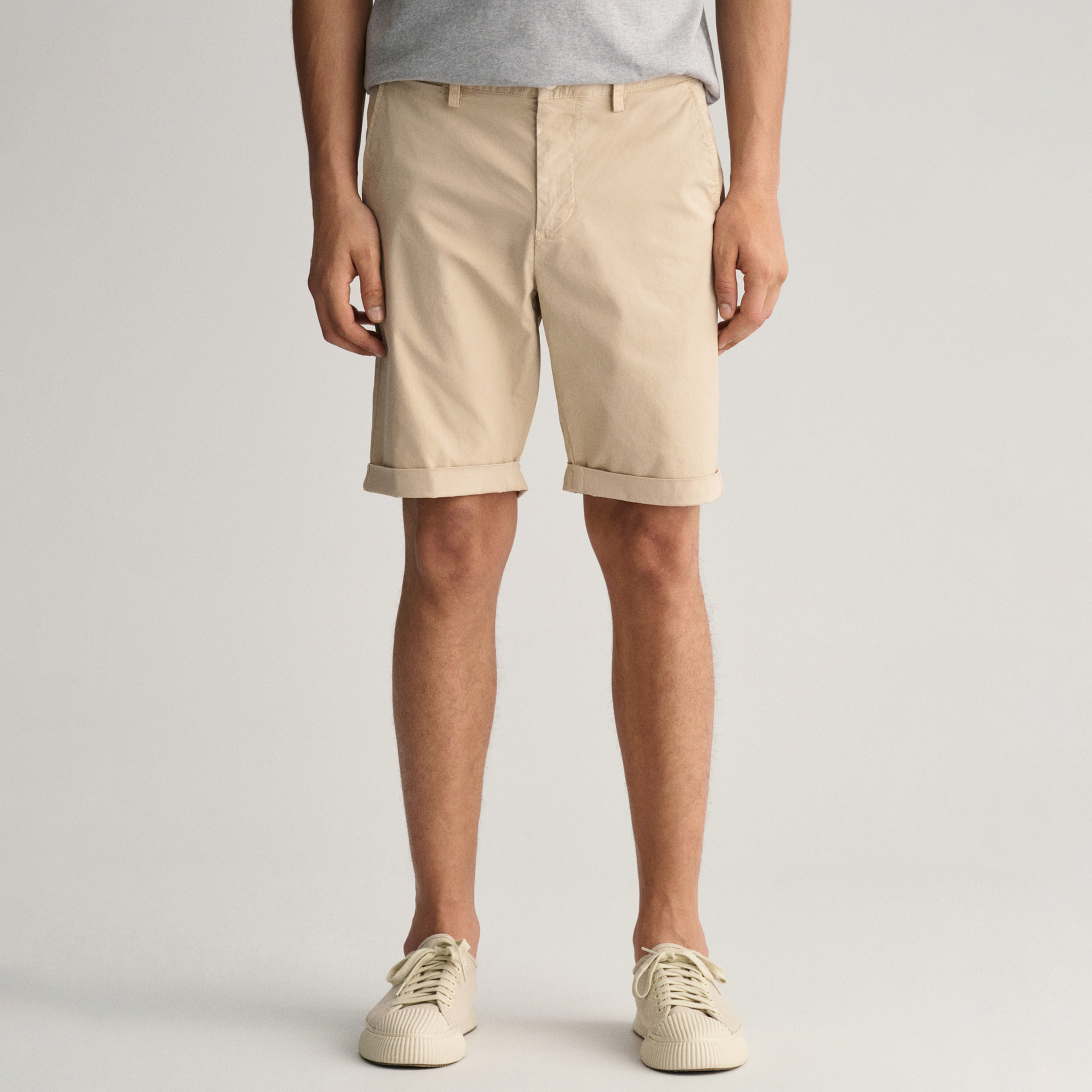 GANT Erkek Krem Regular Fit Şort