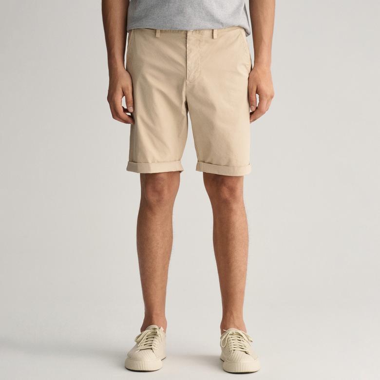 GANT Erkek Krem Regular Fit Şort