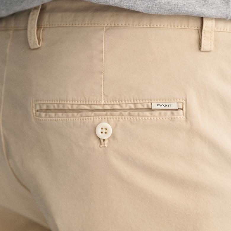 GANT Erkek Krem Regular Fit Şort