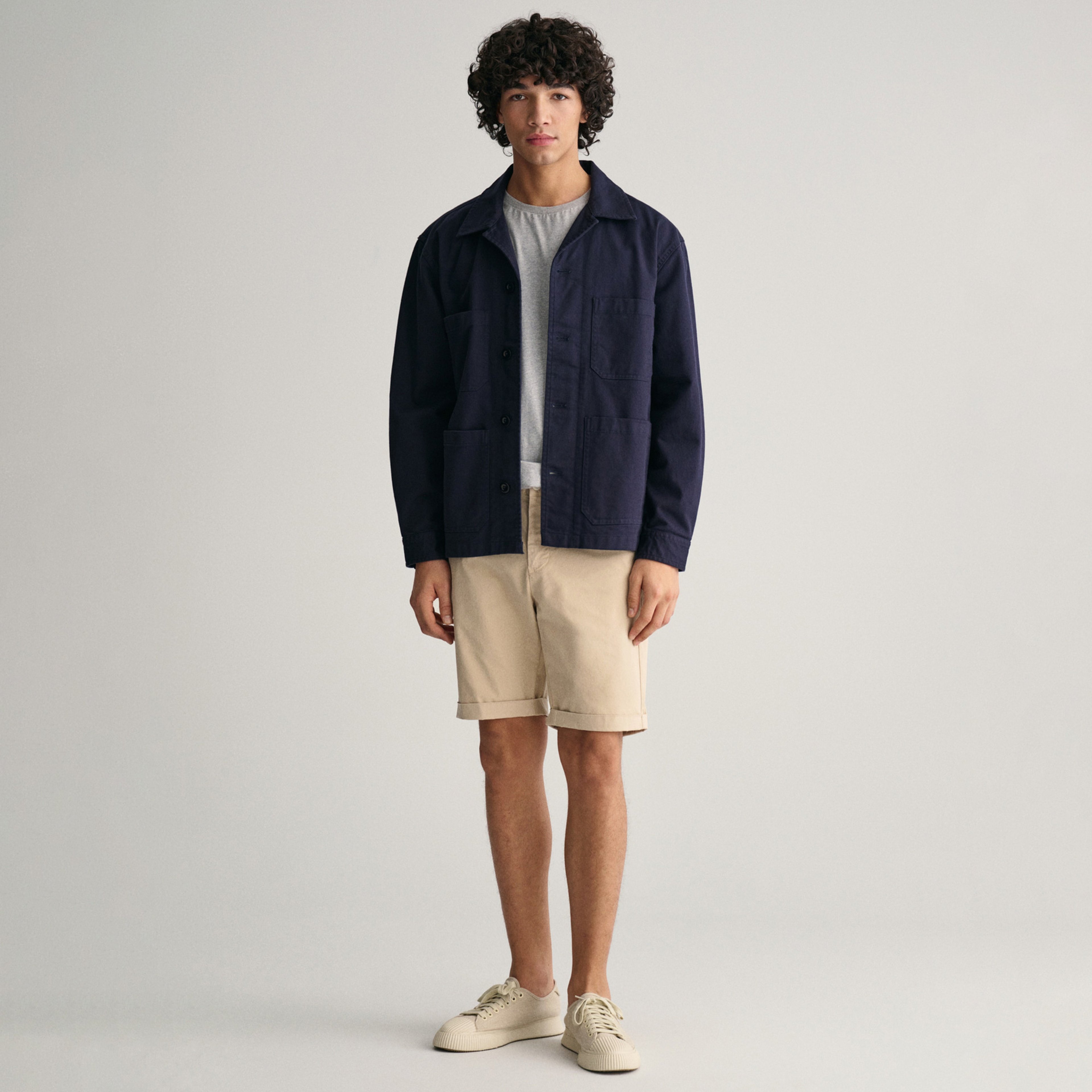 GANT Erkek Krem Regular Fit Şort