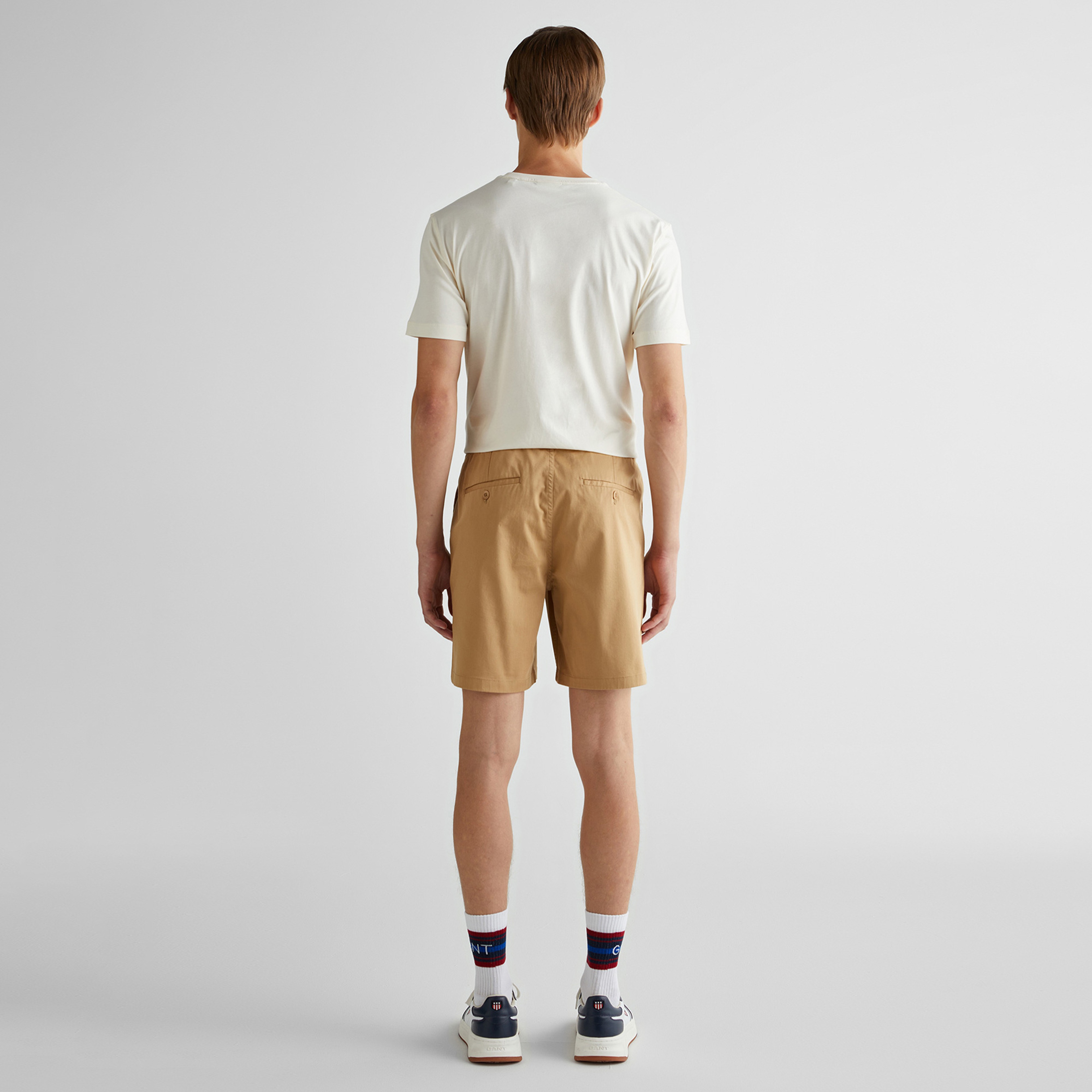 GANT Erkek Bej Regular Fit Logolu Şort