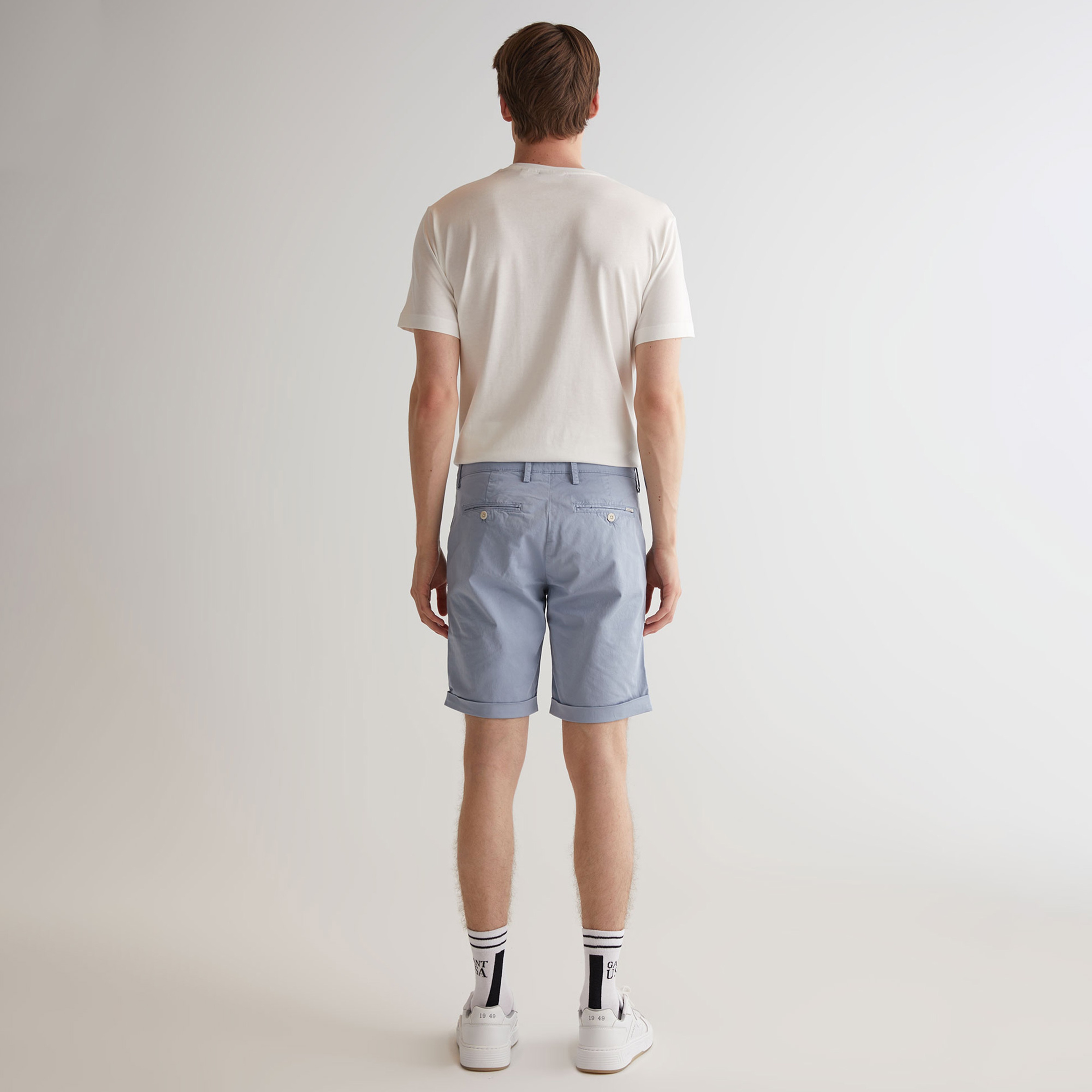 GANT Erkek Mavi Regular Fit Şort