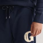 GANT Erkek Lacivert Regular Fit Logolu Eşofman Altı