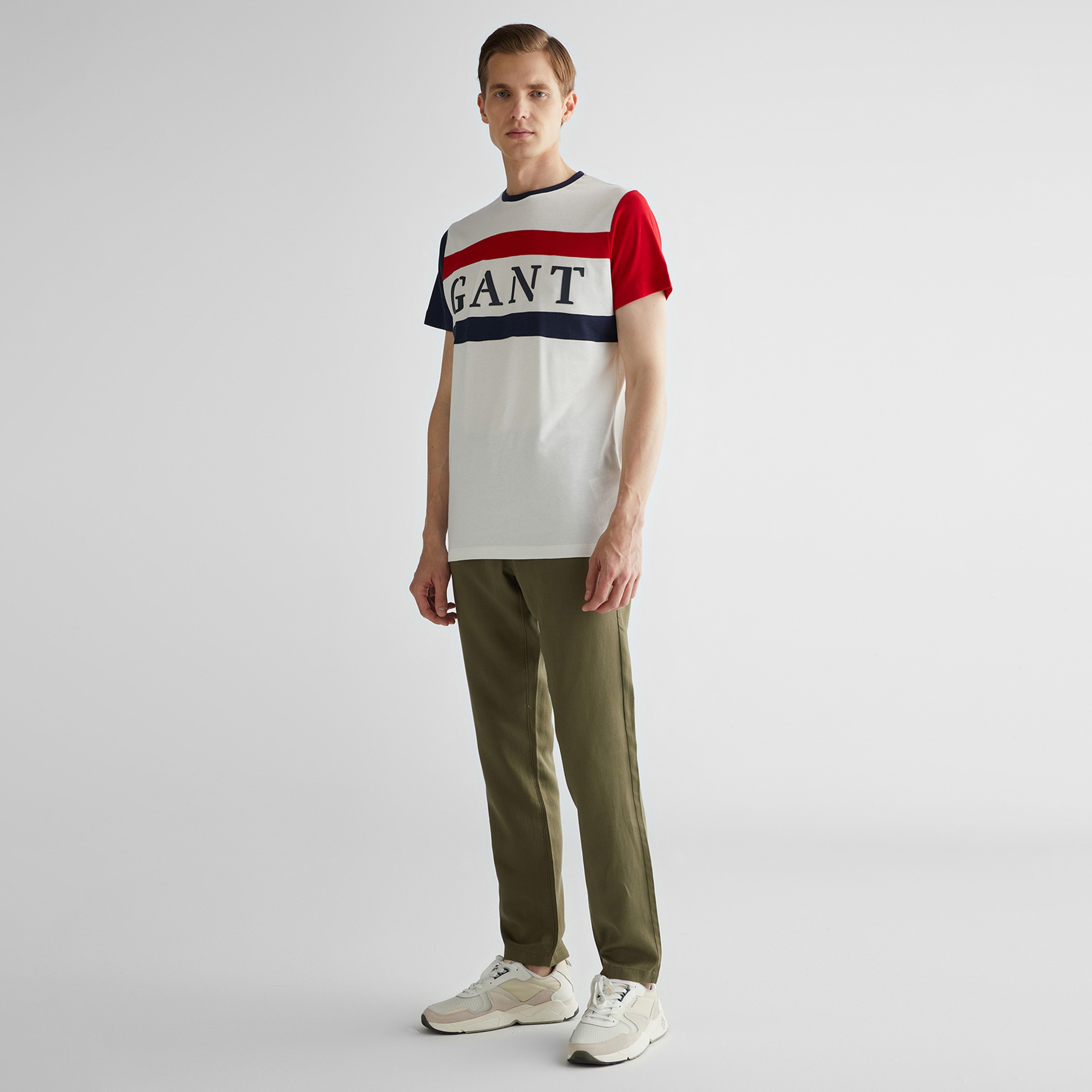 GANT Erkek Yeşil Regular Fit Pantolon