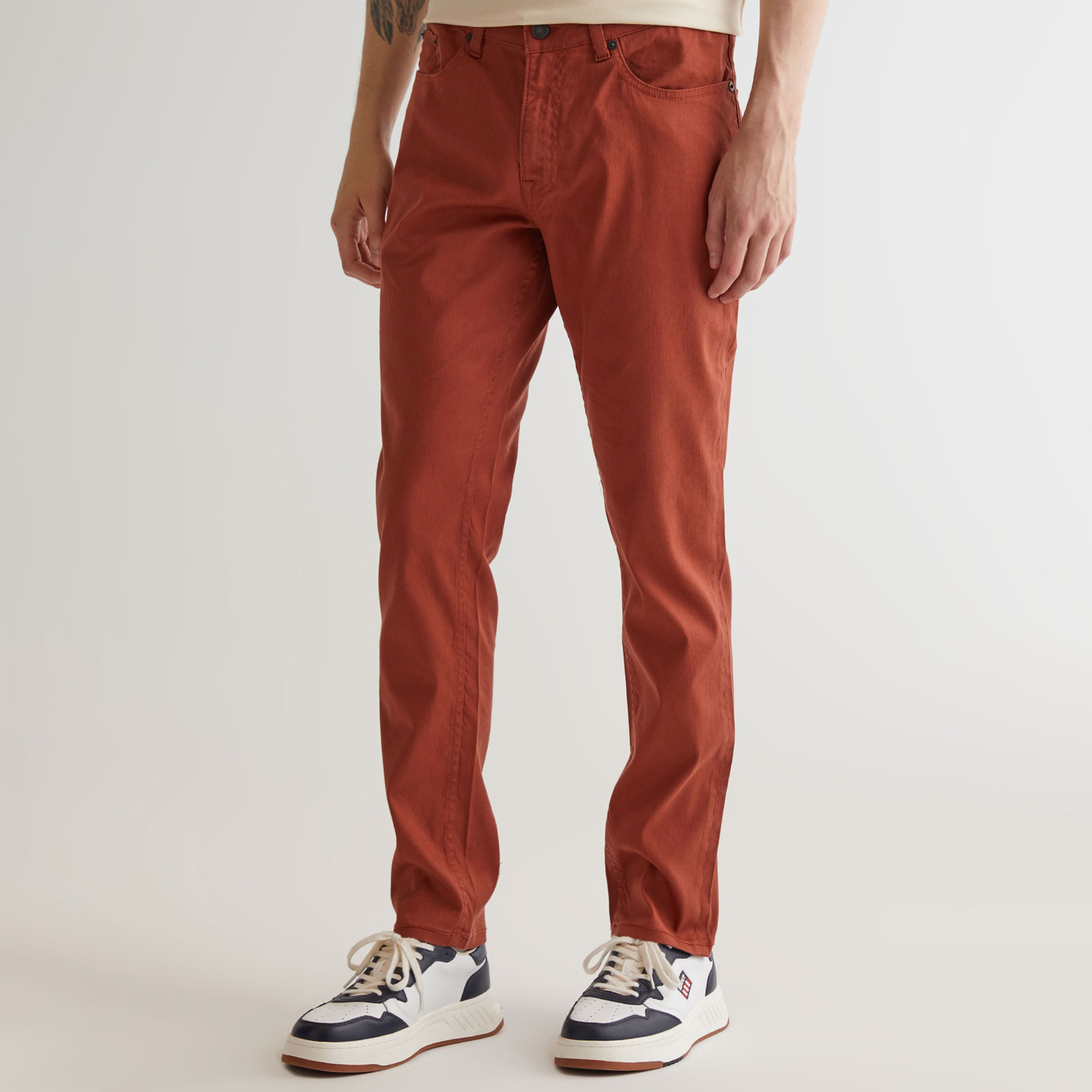 GANT Erkek Kahverengi Slim Fit Pantolon