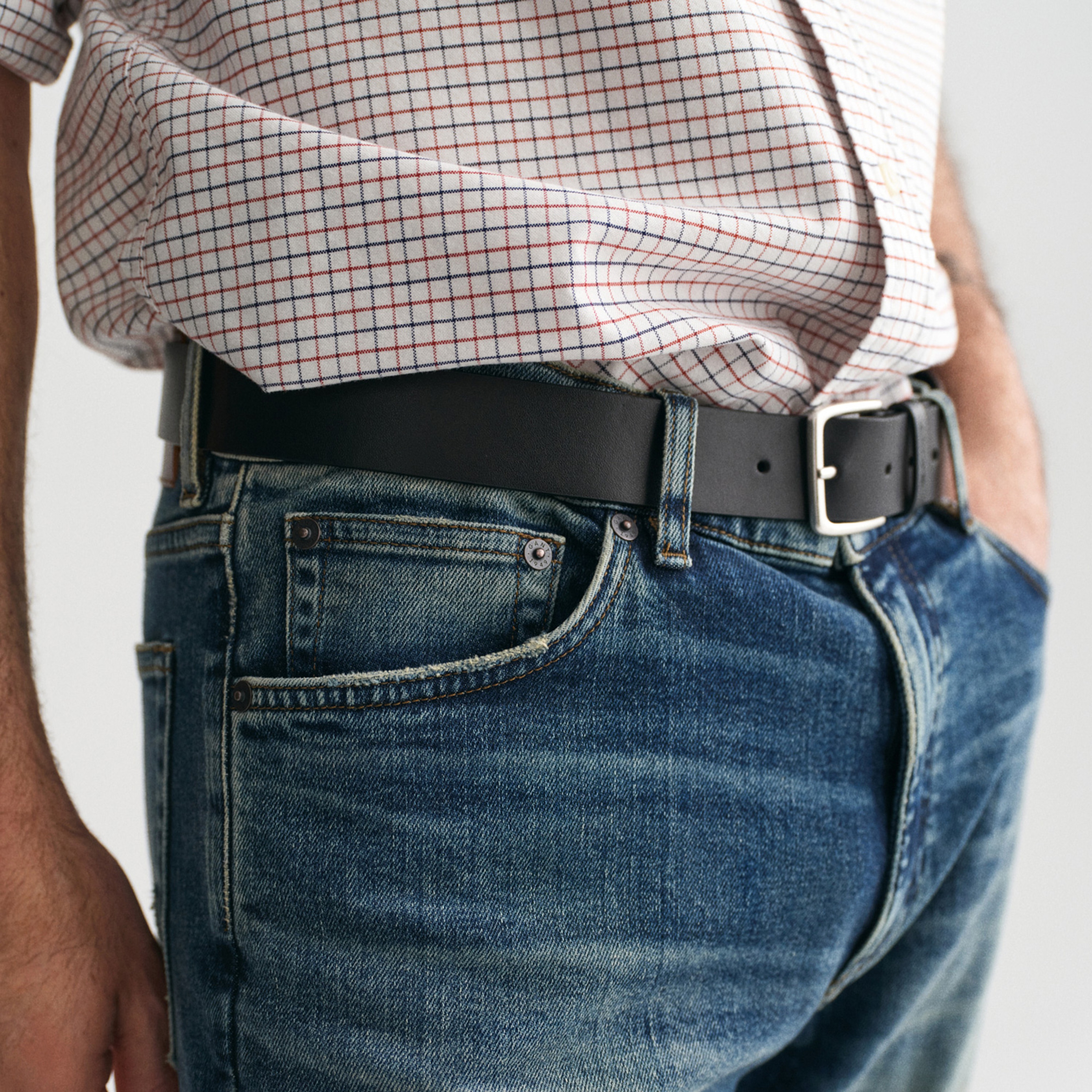 GANT Erkek Mavi Regular Fit Jean Pantolon