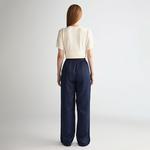 GANT Kadın Lacivert Regular Fit Pantolon