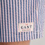 GANT Erkek Mavi Regular Fit Çizgili Mayo Şort