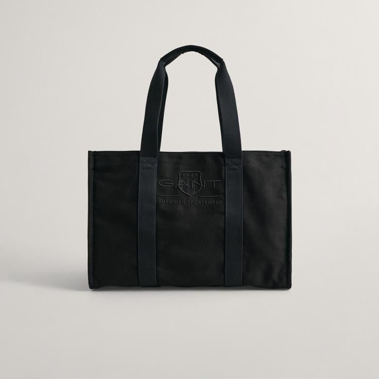 GANT Unisex Siyah Logolu Çanta