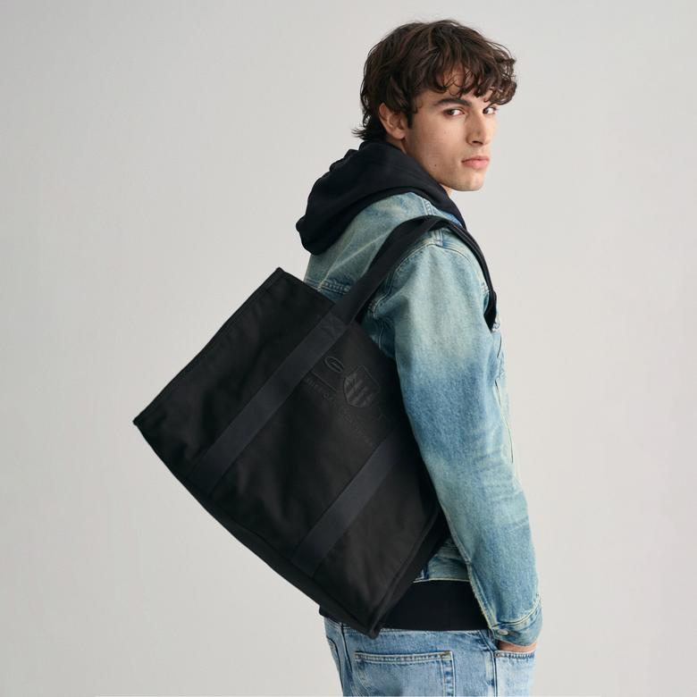 GANT Unisex Siyah Logolu Çanta