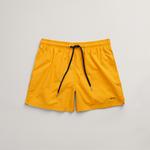 GANT Erkek Sarı Regular Fit Logolu Mayo Şort