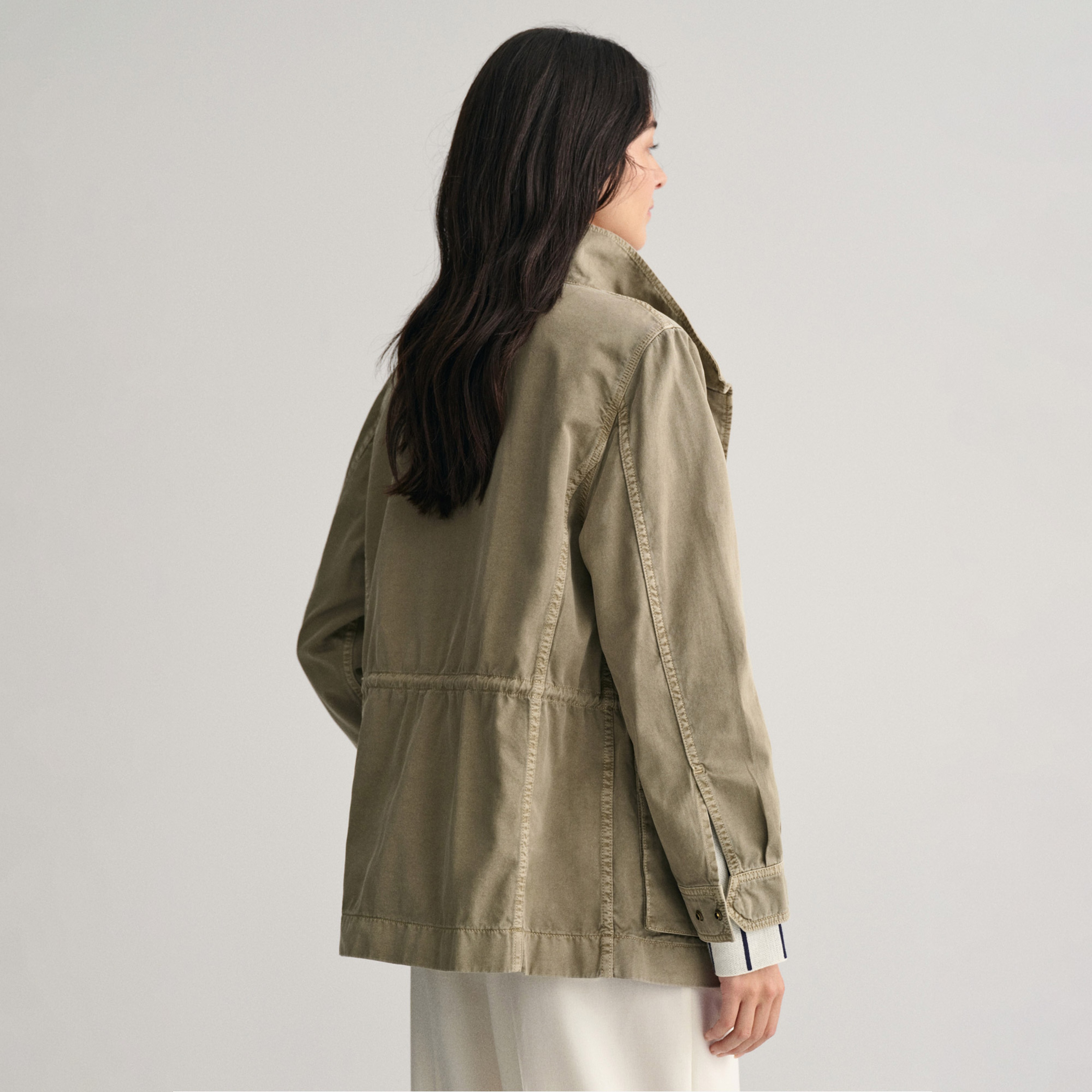 GANT Kadın Yeşil Dik Yaka Ceket