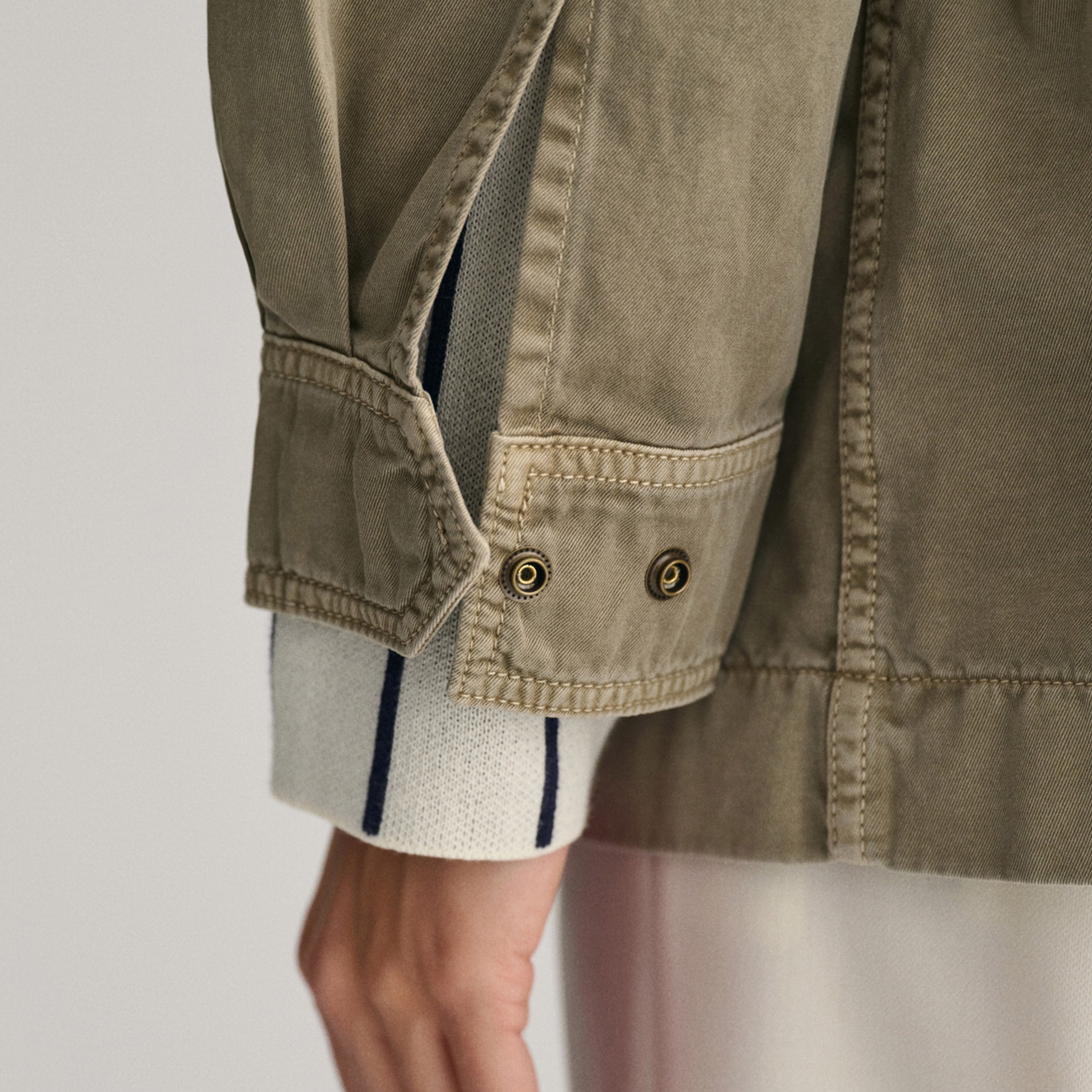 GANT Kadın Yeşil Dik Yaka Ceket