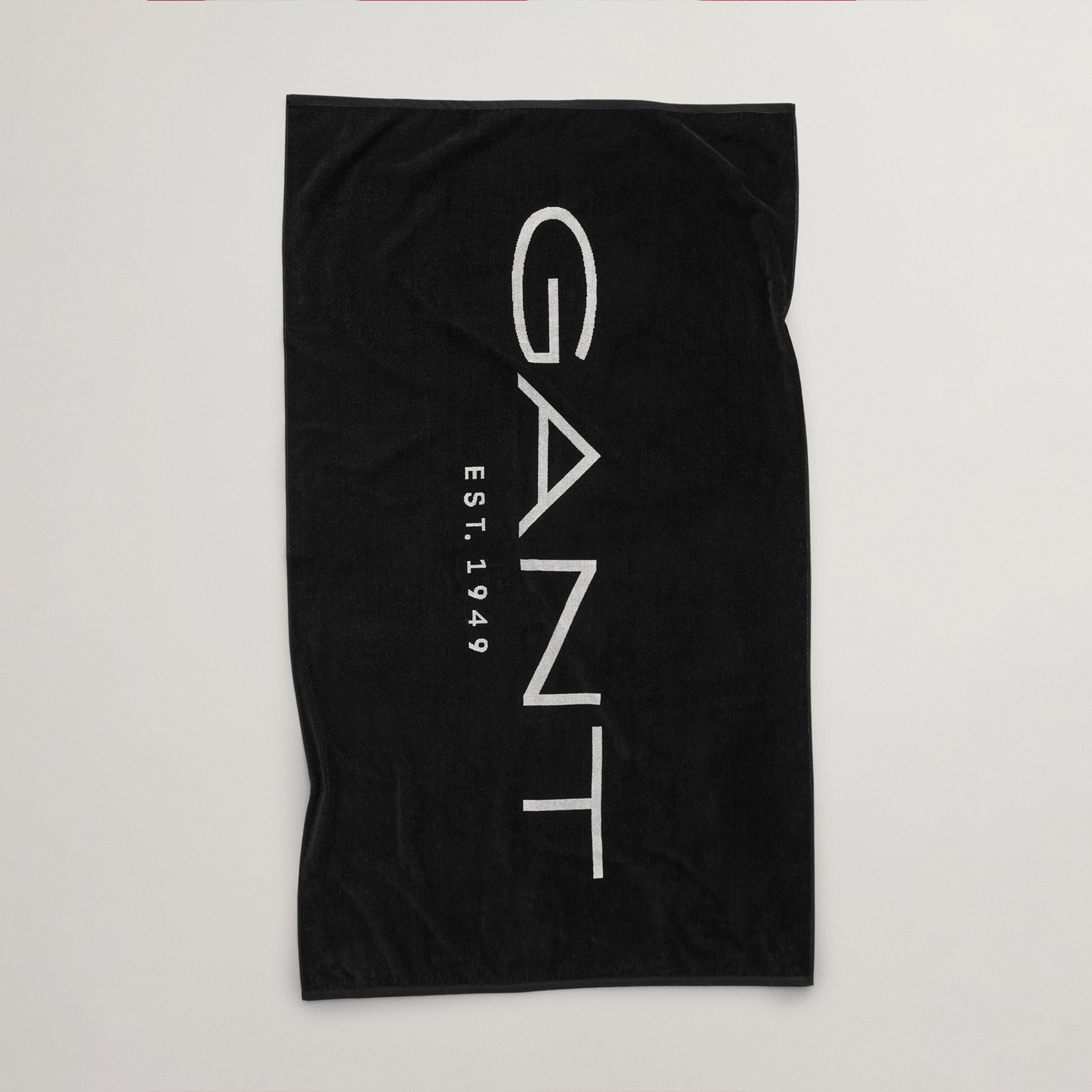 GANT Unisex Siyah Logolu Havlu