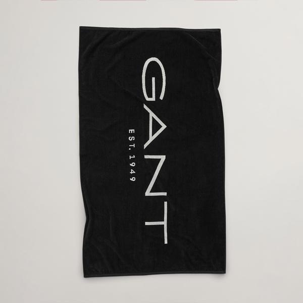GANT Unisex Siyah Logolu Havlu