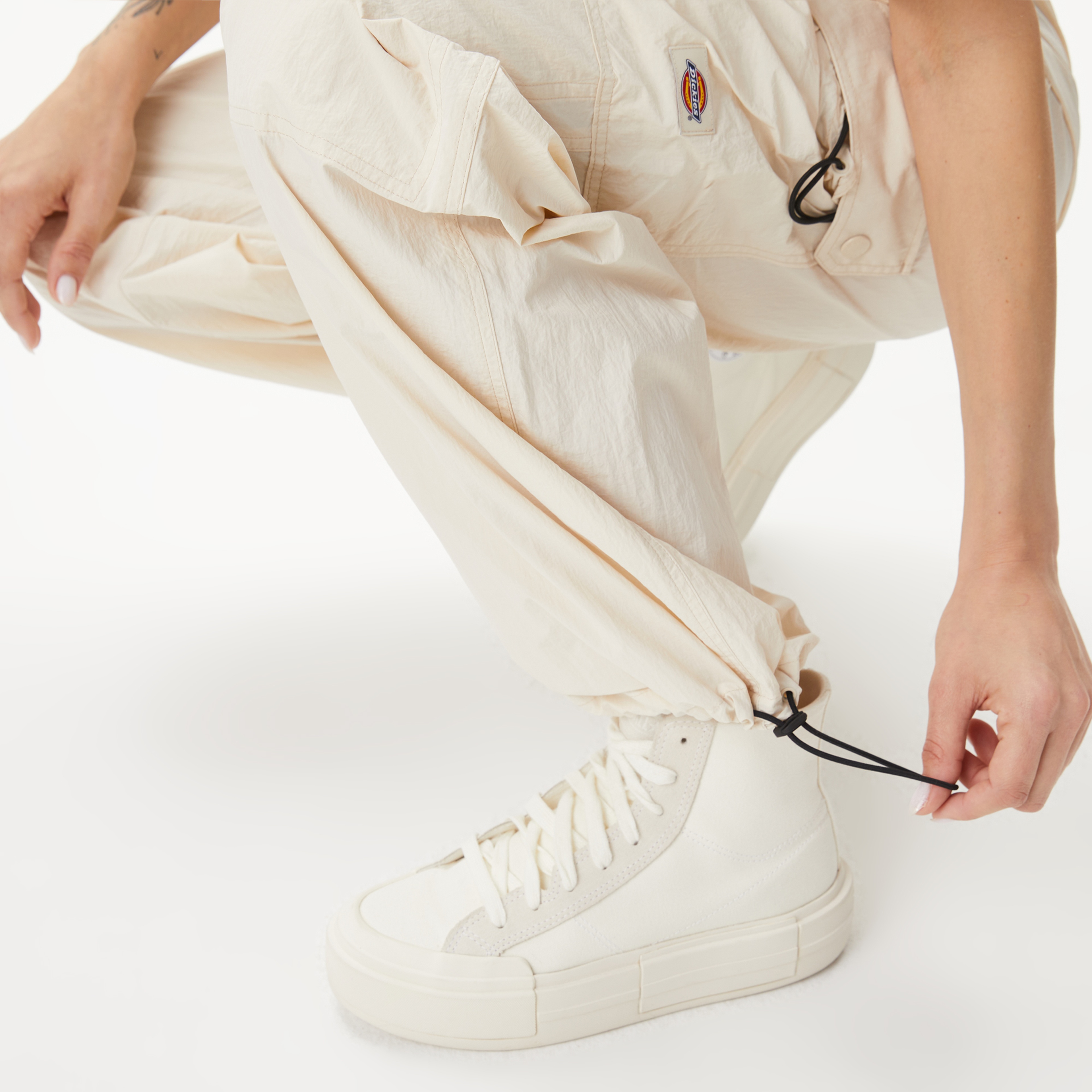 Dickies Jackson Cargo Whitecap Kadın Krem Pantolon