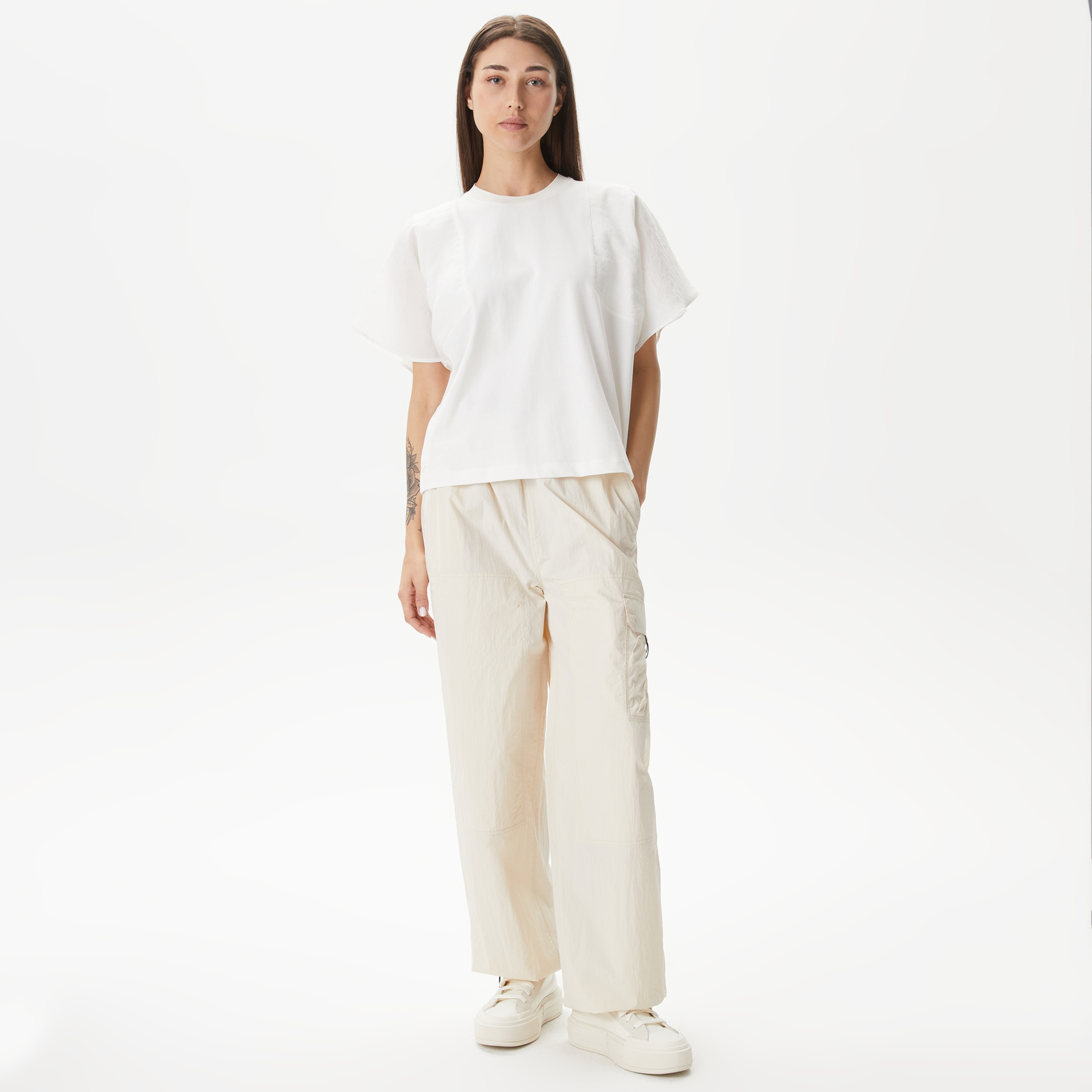 Dickies Jackson Cargo Whitecap Kadın Krem Pantolon