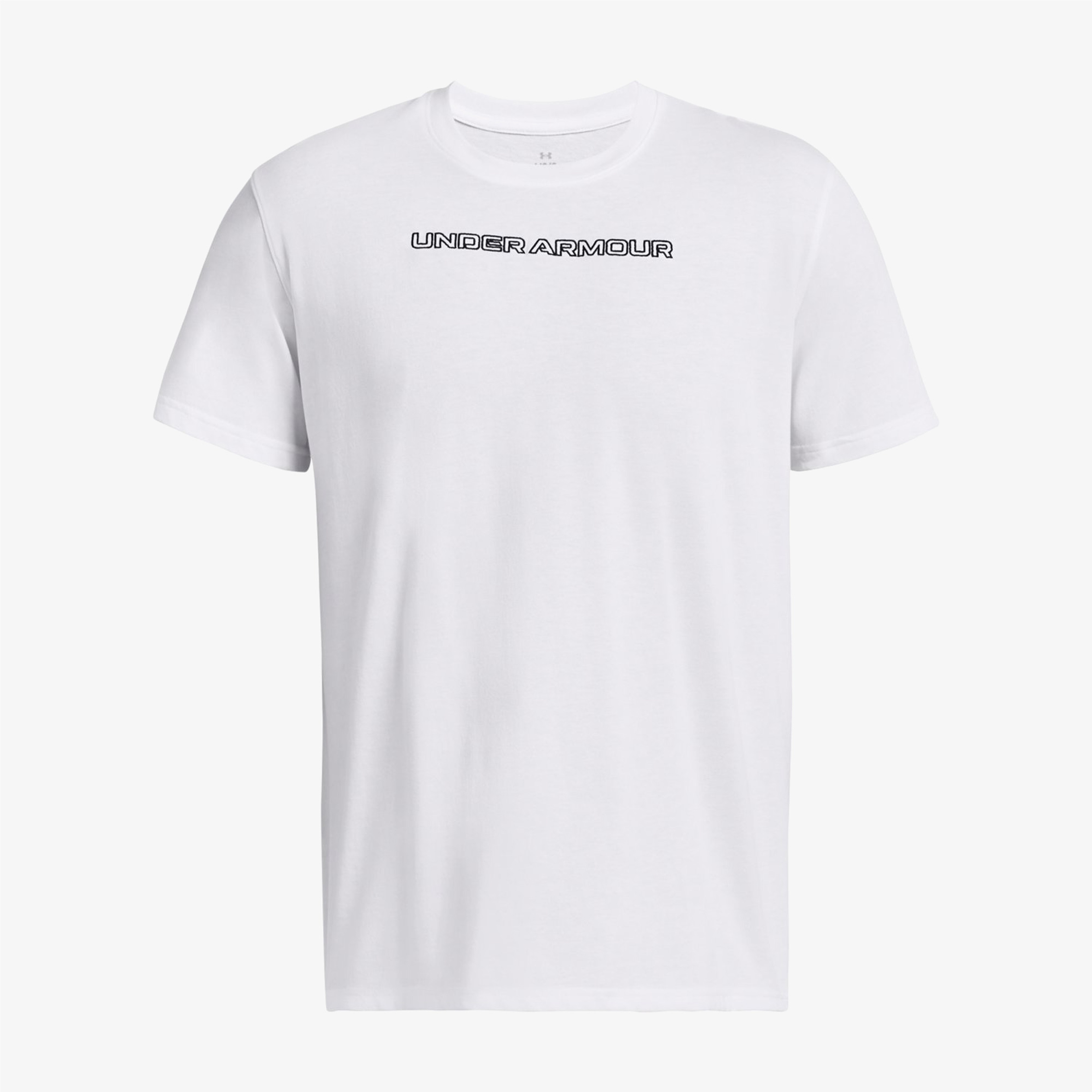 Under Armour Hw Logo Overlay Emb Ss Erkek Beyaz T-Shirt