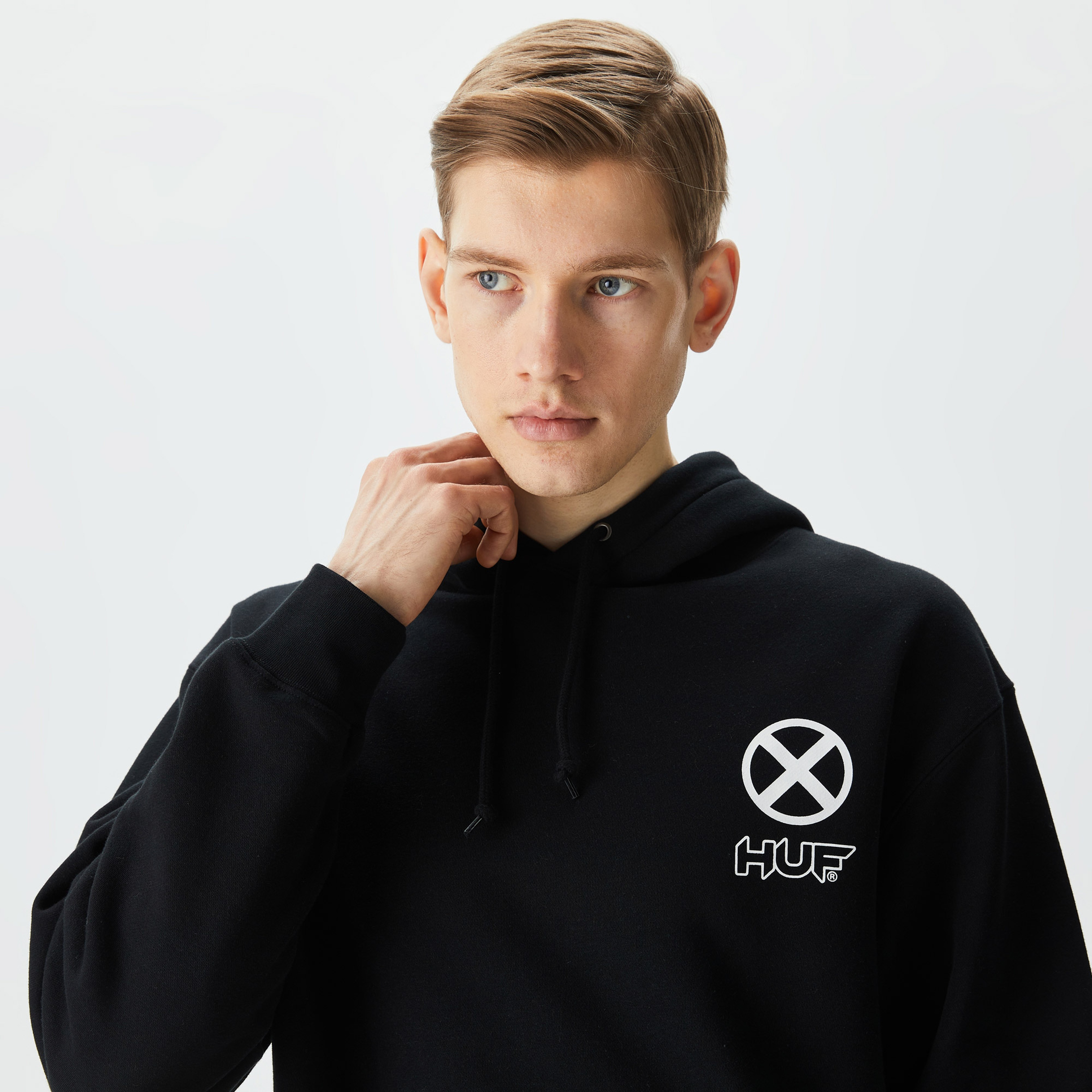 HUF X-Men TT Pullover Erkek Siyah Hoodie