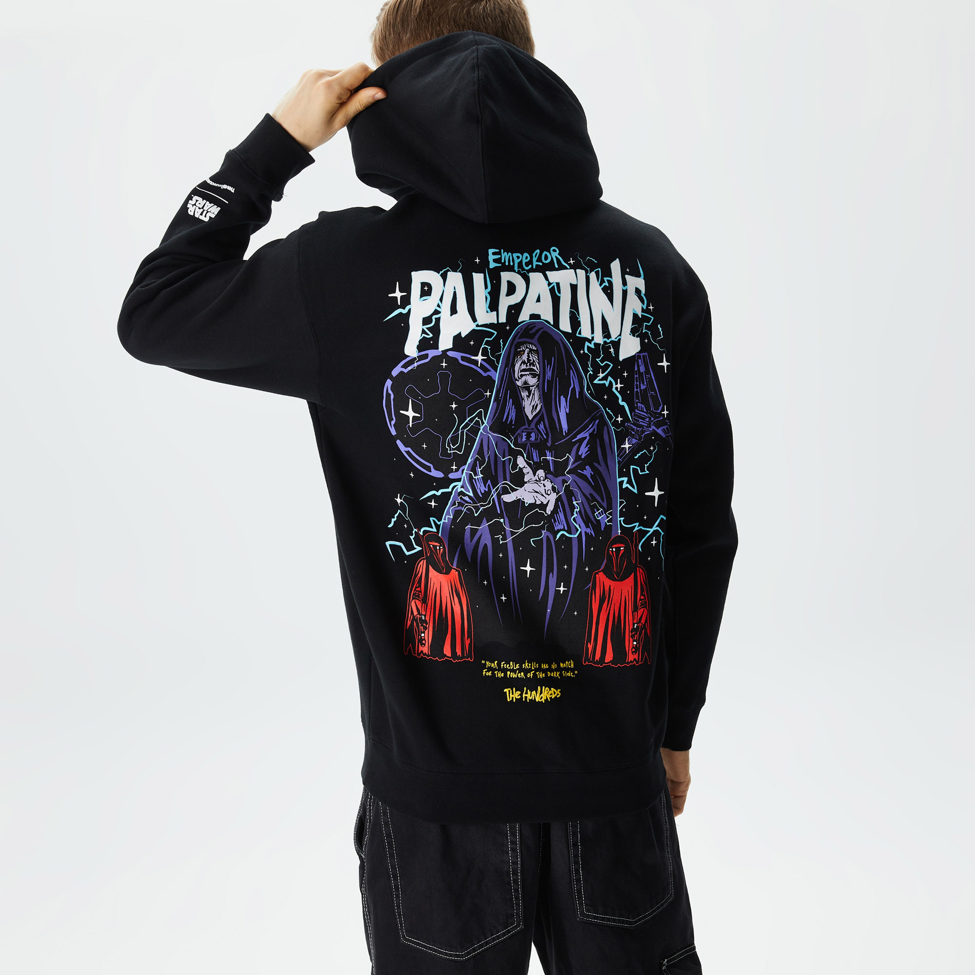 The Hundreds Palpatine Pullover Erkek Siyah Hoodie