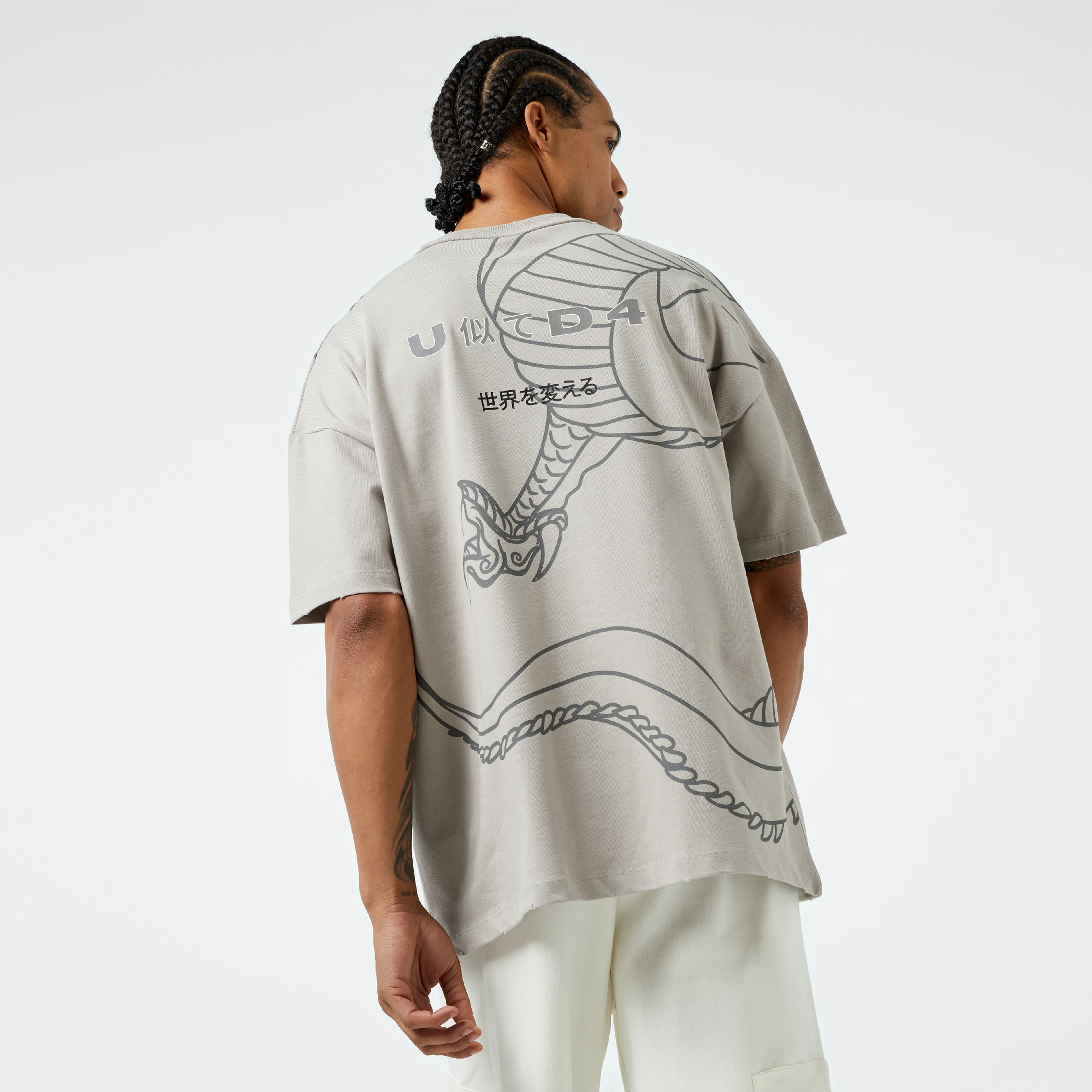 United Classic Erkek Gri T-Shirt