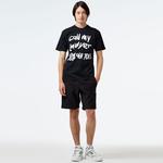 Market Scrawl My Lawyer Erkek Siyah T-Shirt