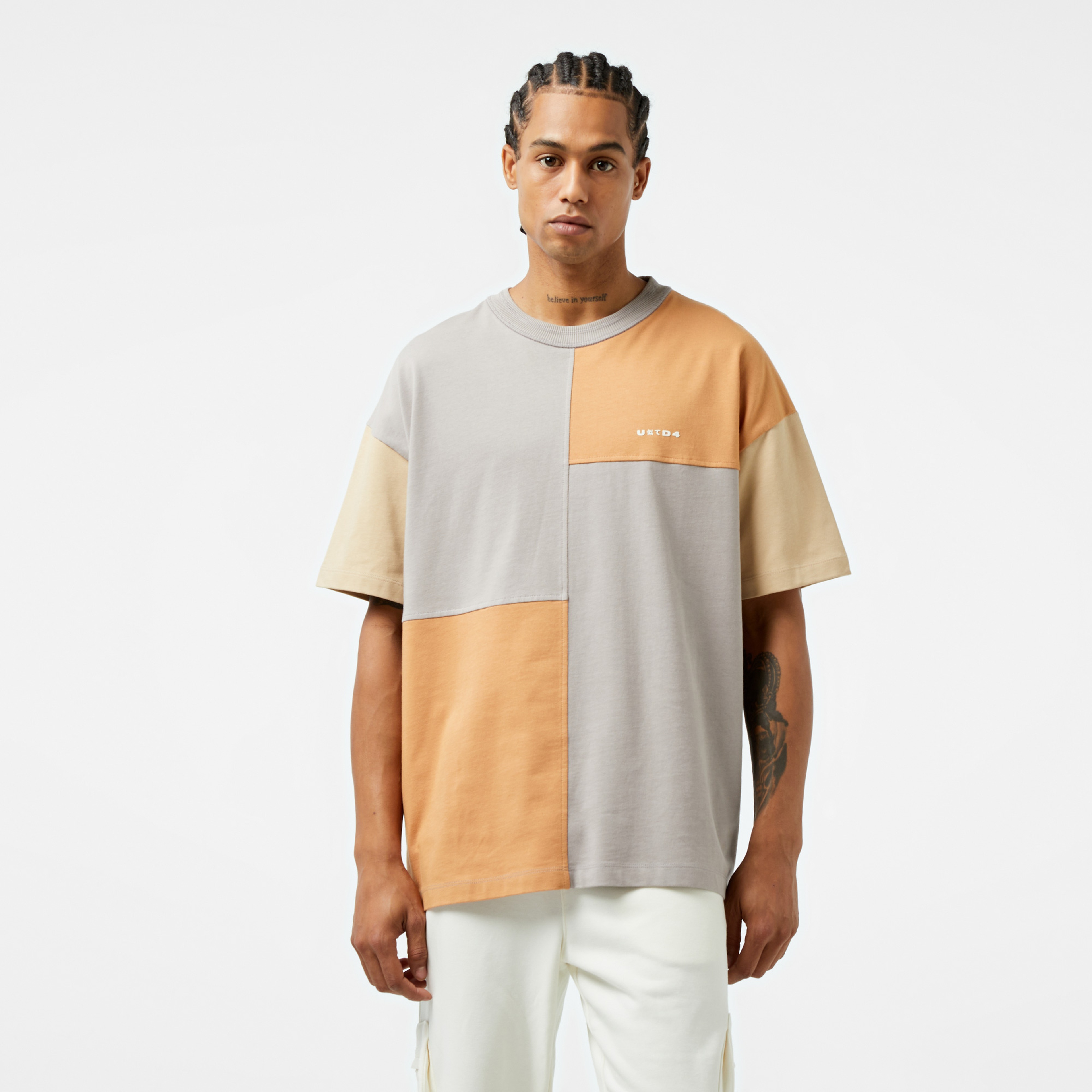 UNITED4 Erkek Renkli T-Shirt