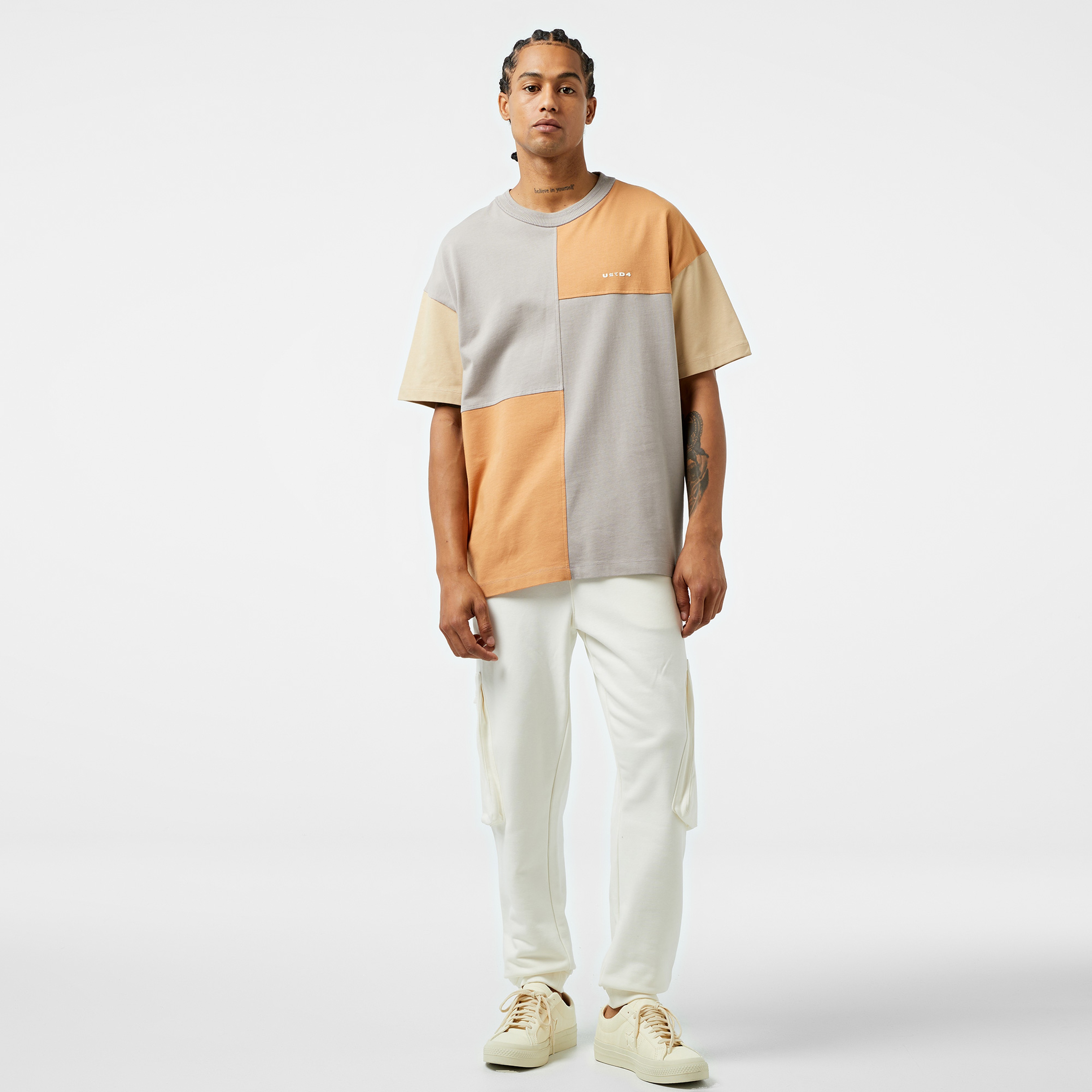 UNITED4 Erkek Renkli T-Shirt